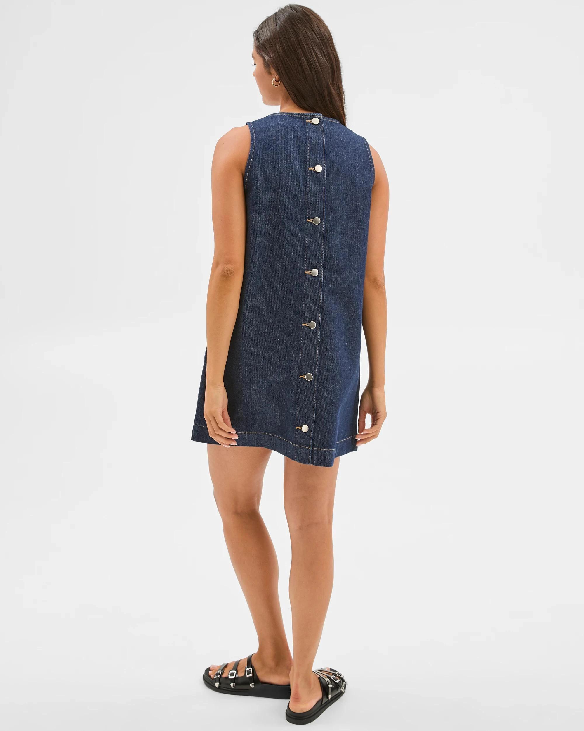 5 Denim Shift Dress - Lily Loves INDIGO, 5 of 7