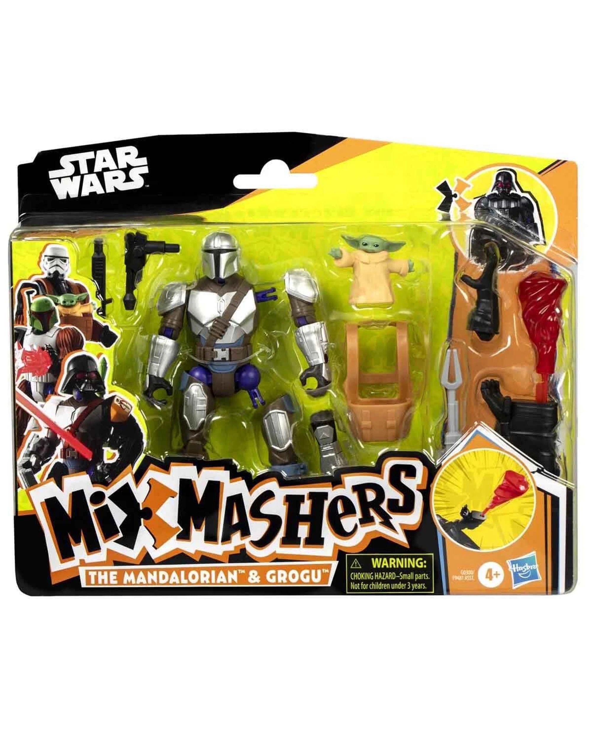 1 MixMashers Star Wars Deluxe The Mandalorian and Grogu Action Figure, 1 of 7