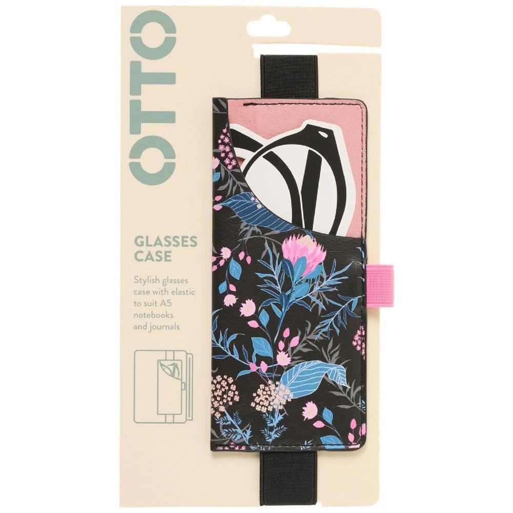 1 Otto Glasses Case Pen Holder with Elastic Floral, 1 of 2