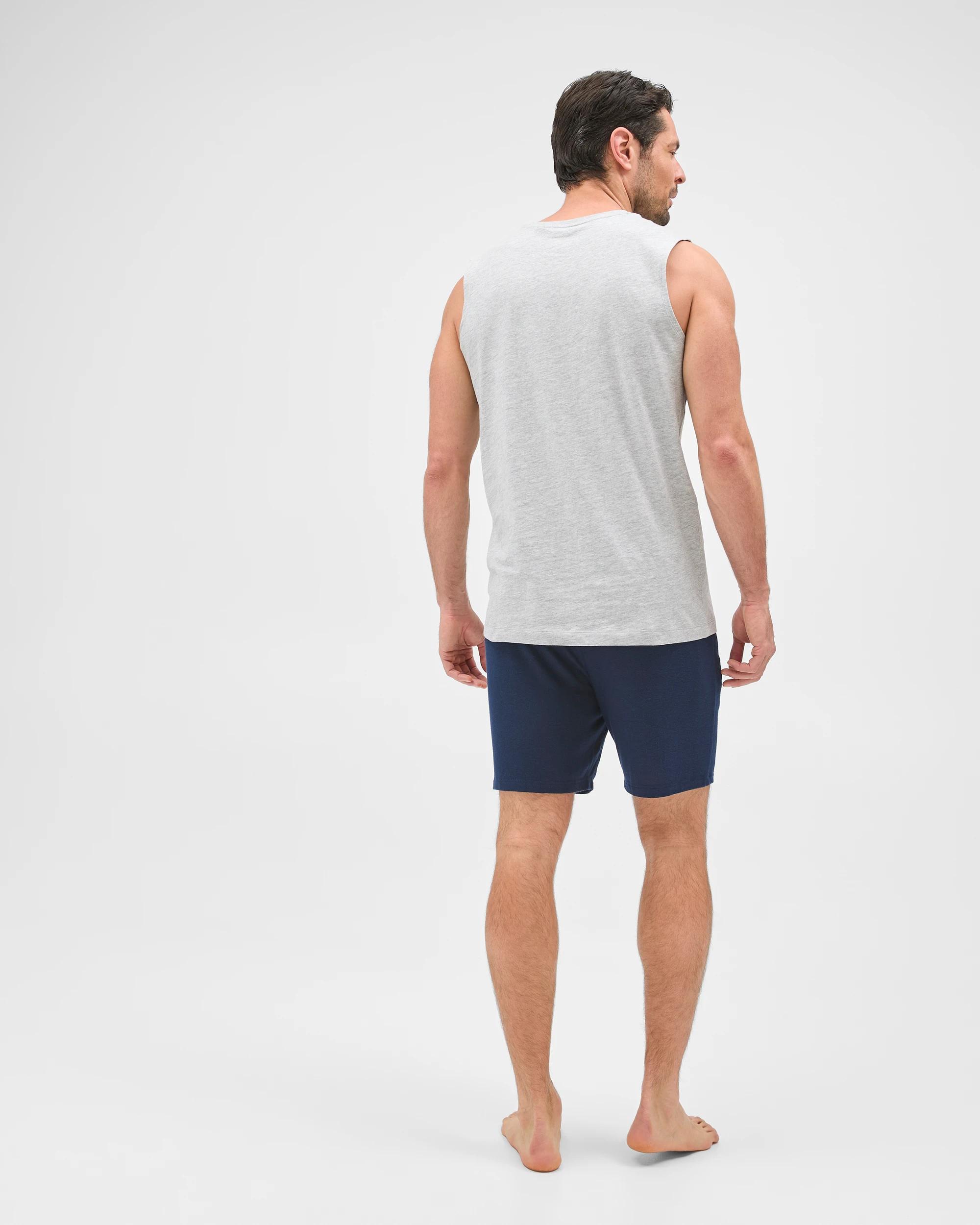7 Maxx Australian Cotton Blend Boxy Fit Sleep Muscle Top GREY MARLE, 7 of 7