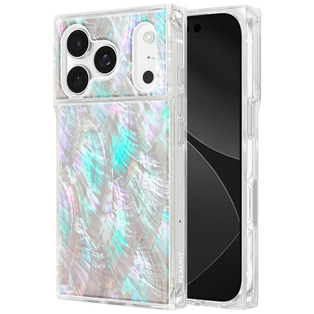 7 Flaunt Mother of Pearl Case iPhone 17 Pro Blue, 7 of 7