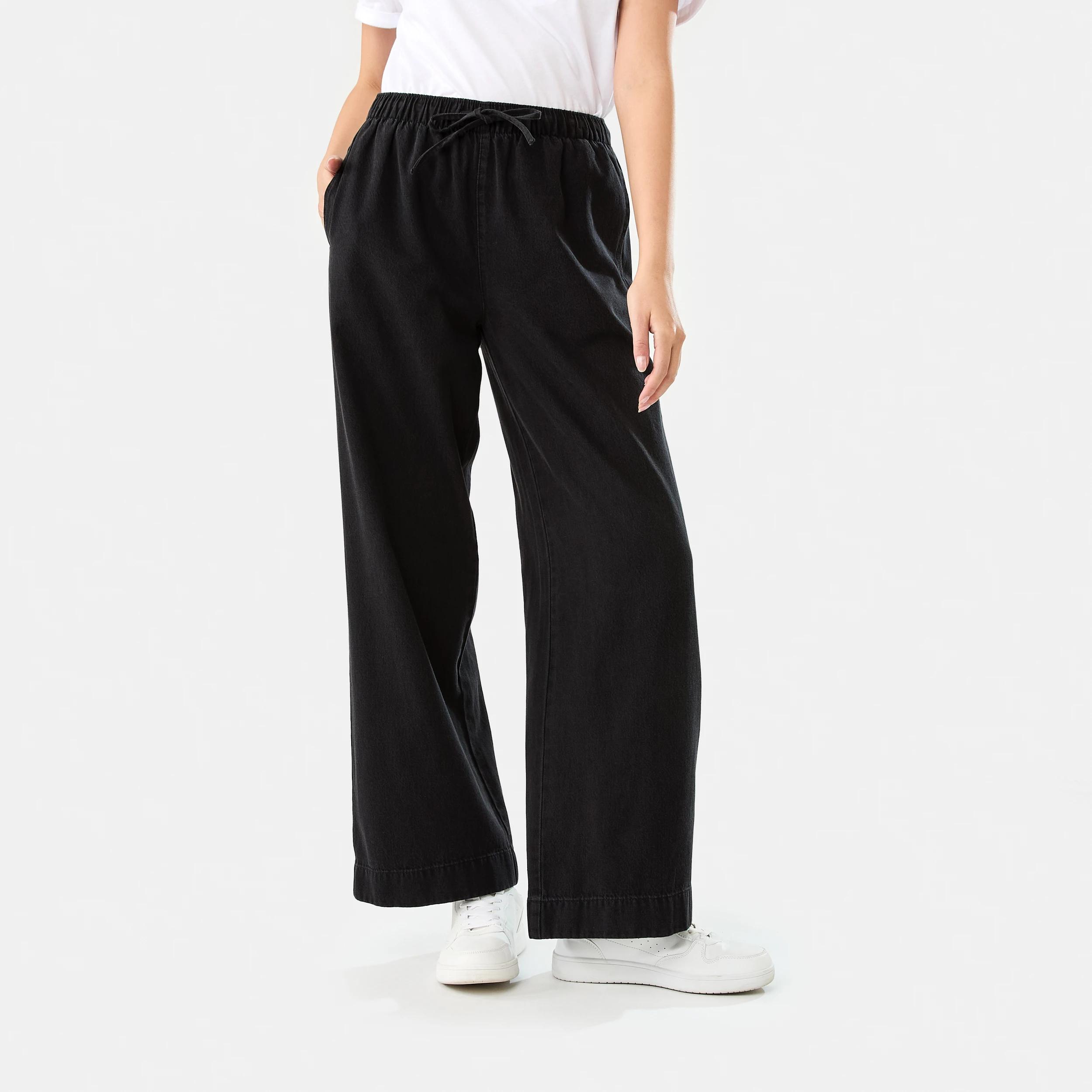 1 Comfort Wide Leg Jeans BLACK WASH, 1 of 9
