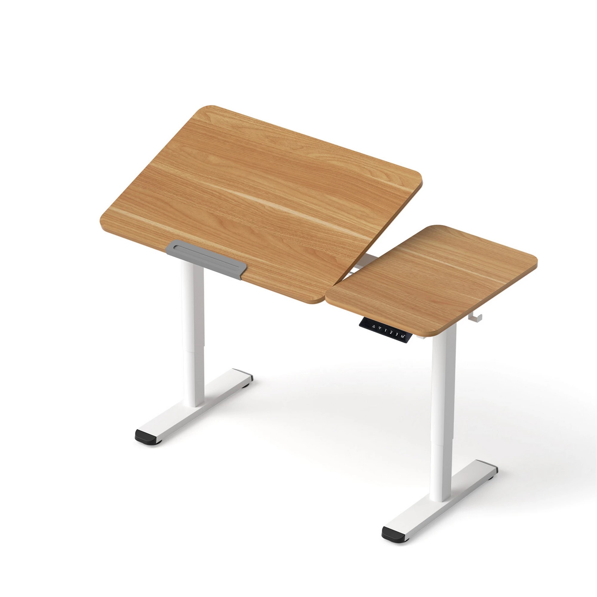 1 Artiss Adjustable Standing Desk Motorised Drawing Drafting Table WFH Small - Multi, 1 of 3