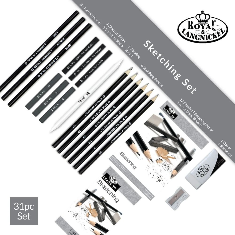 5 Royal & Langnickel Learn To Sketch Set 31 Pieces, 5 of 9