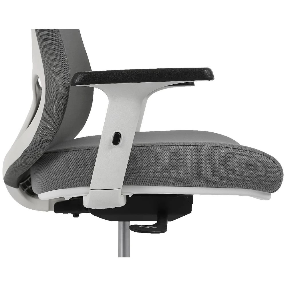 7 J.Burrows Halifax Ergonomic Chair Grey/White Ergonomic Chairs and Desk Chairs, 7 of 10