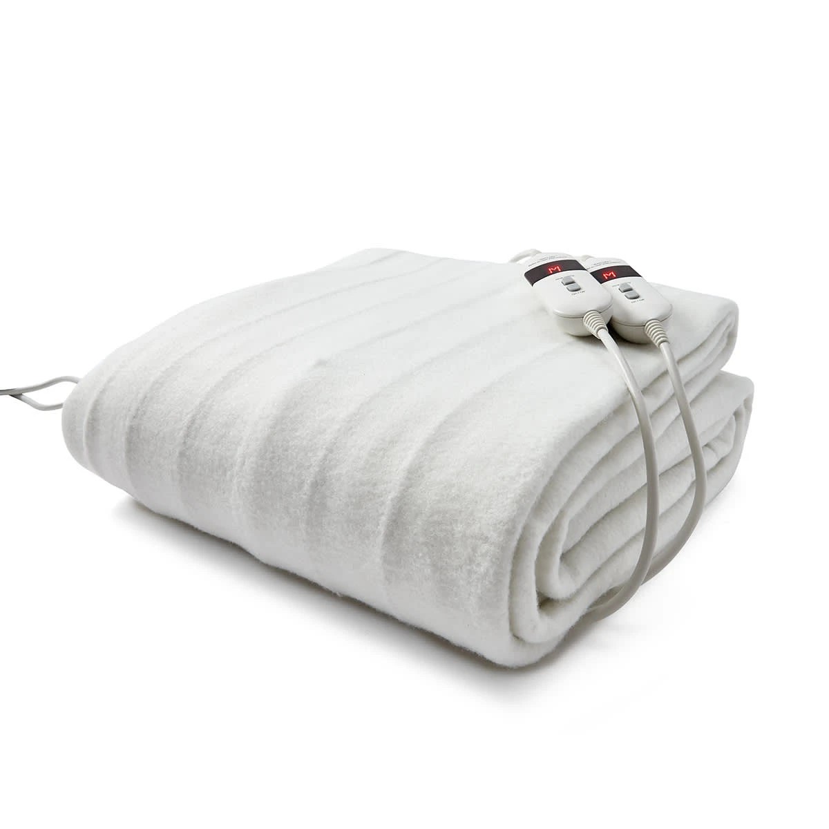 2 Fitted Electric Blanket - Double Bed, White, 2 of 6