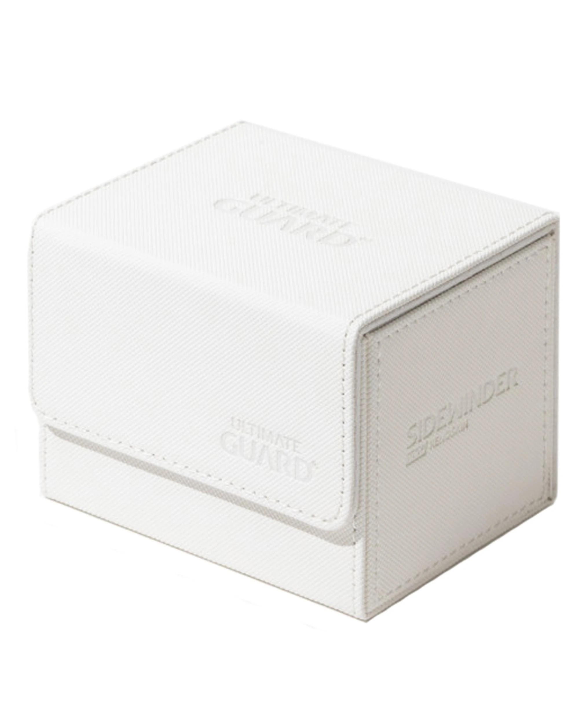 1 Ultimate Guard Sidewinder 100+ Xenoskin Monocolor Deck Box - White, 1 of 6