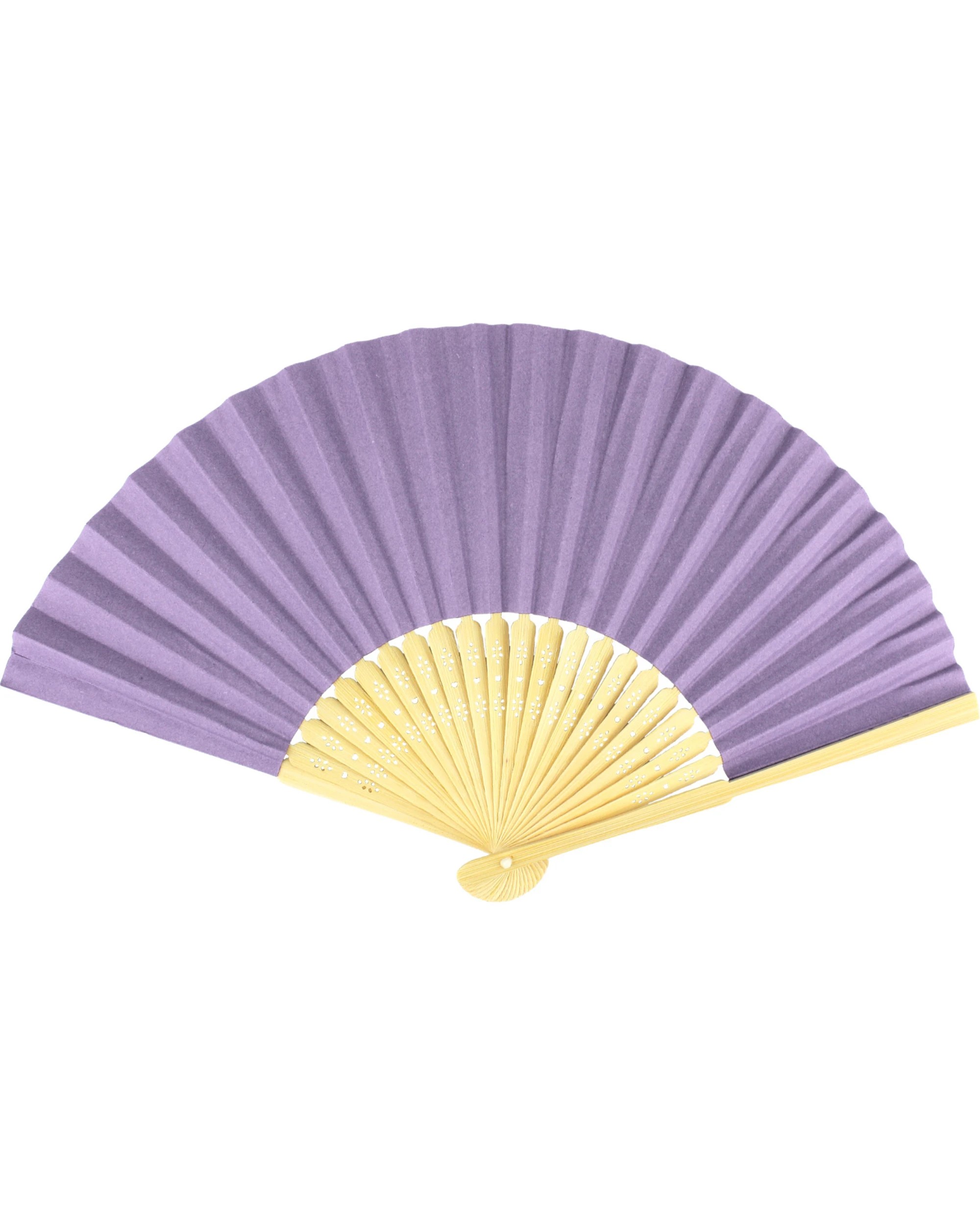 1 JD Party Paper Fan - Purple, 1 of 1