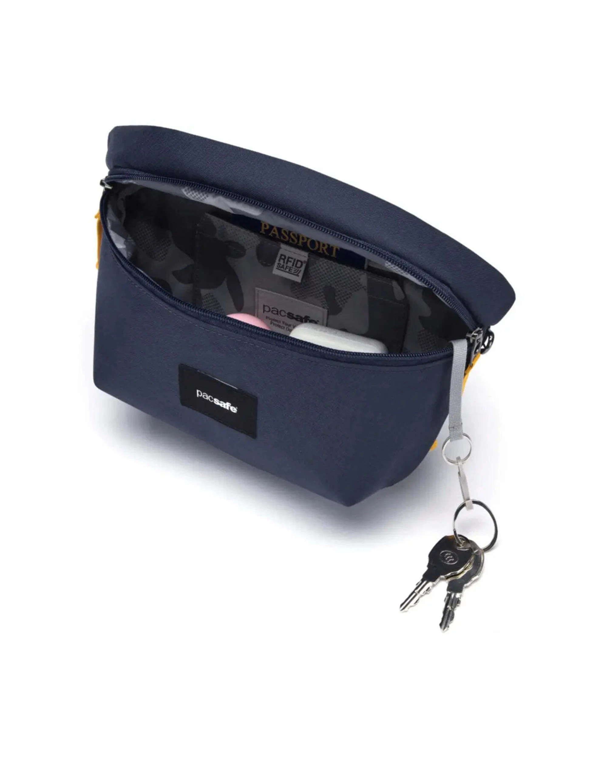 2 Pacsafe GO Anti-Theft Sling Pack With Adjustable Strap Durable Travel Bag Coastal - Blue, 2 of 7