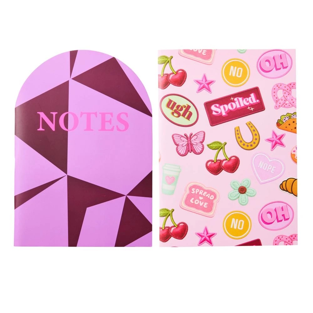 2 Officeworks Raspberry B5 Notebooks 64 Pages 2 Pack, 2 of 3