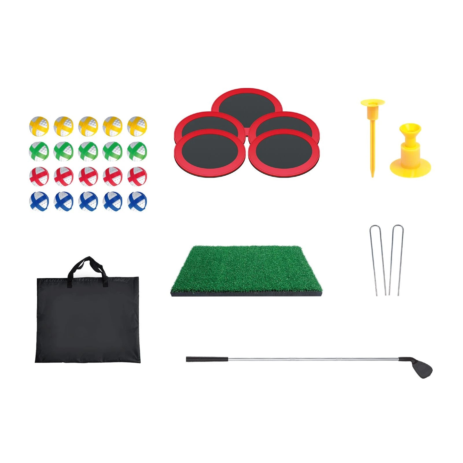 6 Ausway 101x69cm Portable Golf Chipping Game Set, 6 of 6