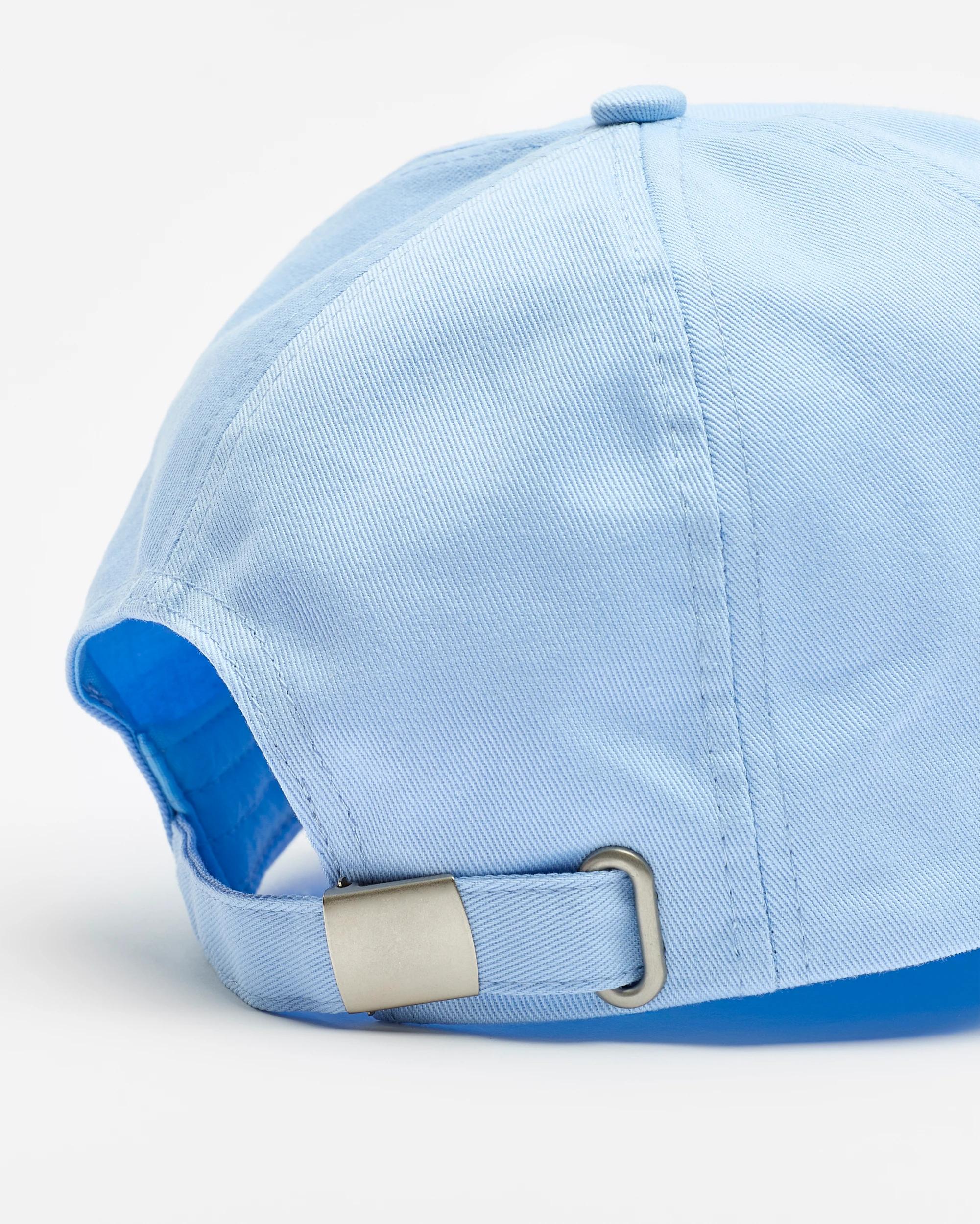 4 Target Kids Embroidered Cap BLUE HIBISCUS, 4 of 4