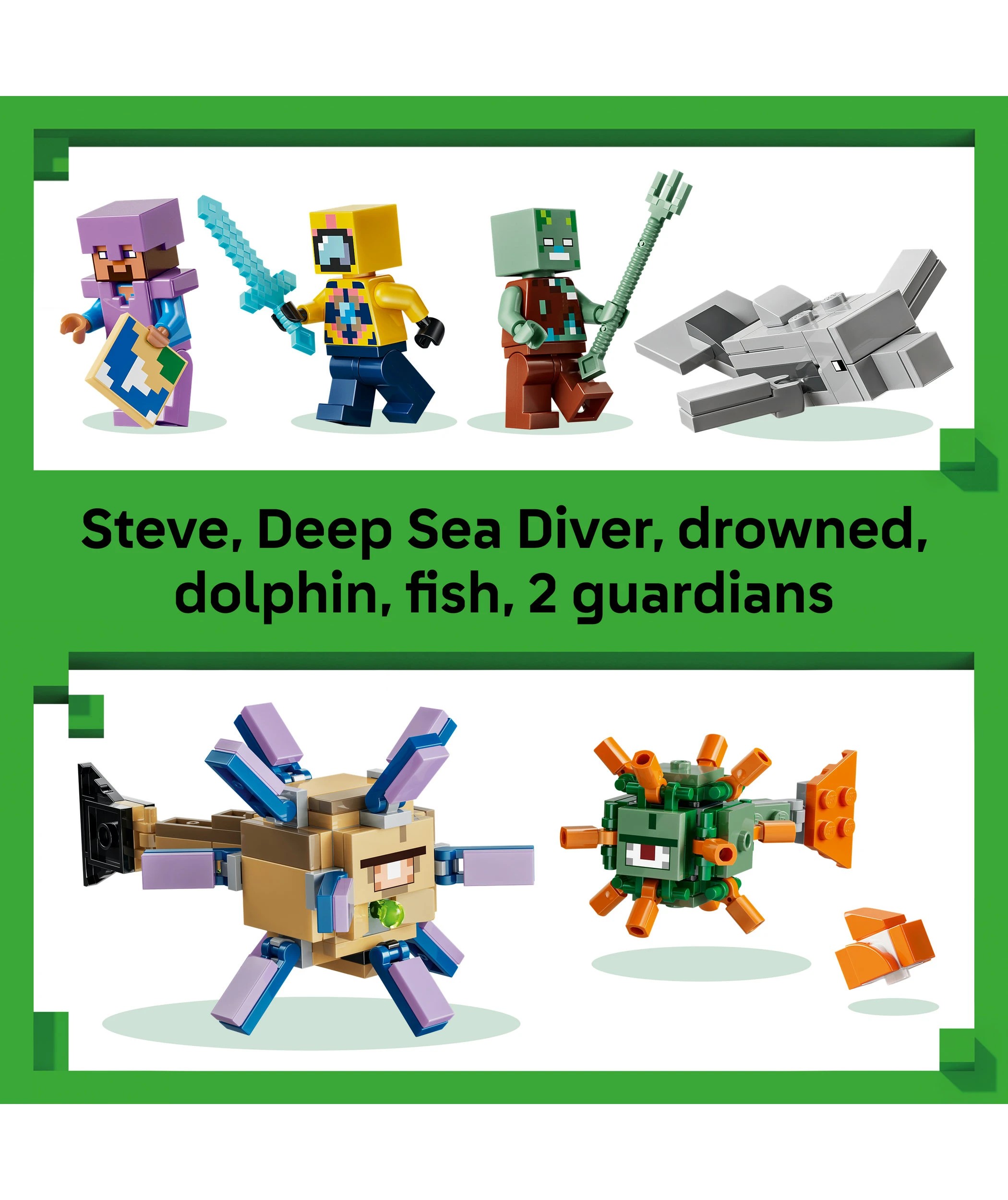6 LEGO Minecraft Underwater Adventure 21598, 6 of 9
