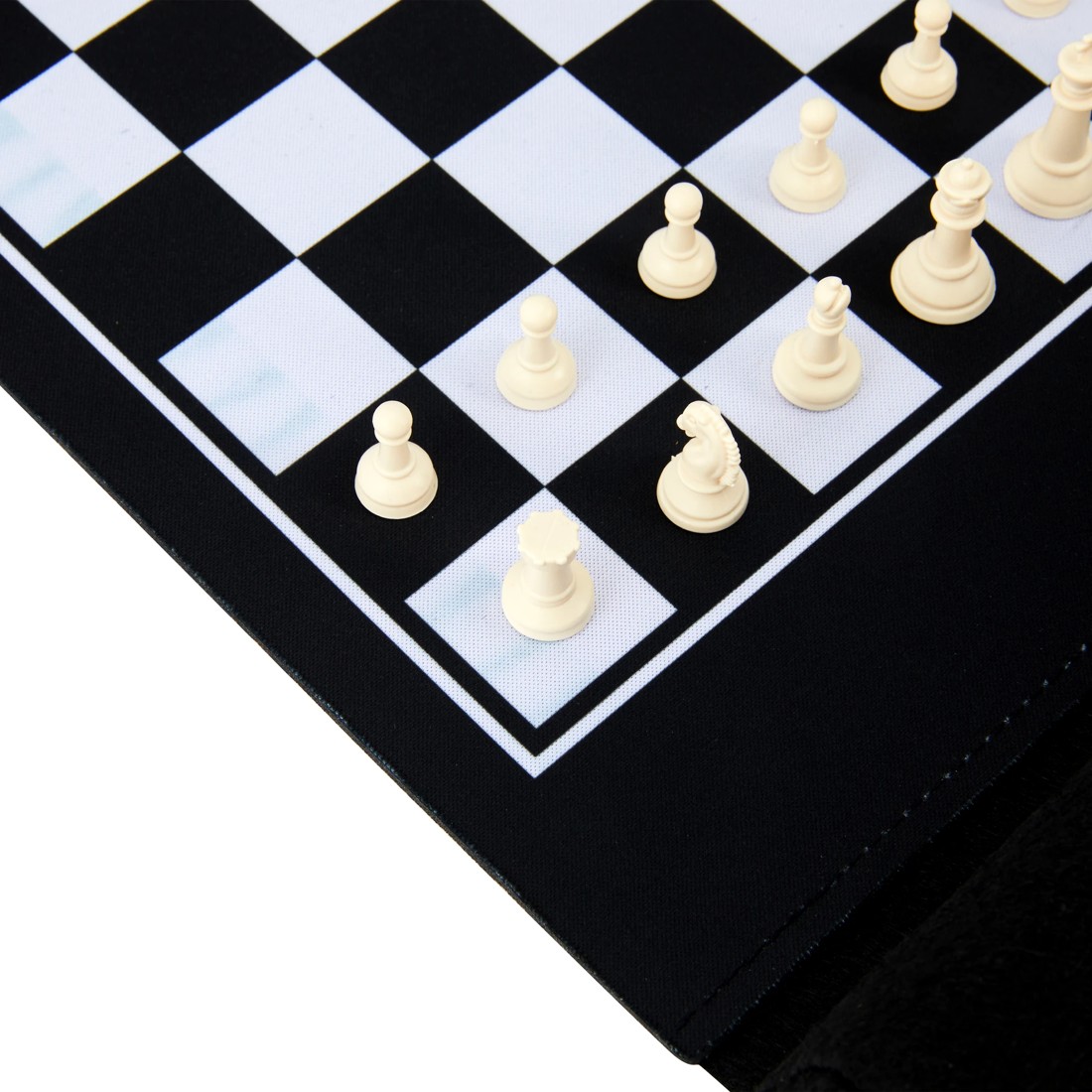 4 3-in-1 Backgammon, Checkers and Chess Game, 4 of 7