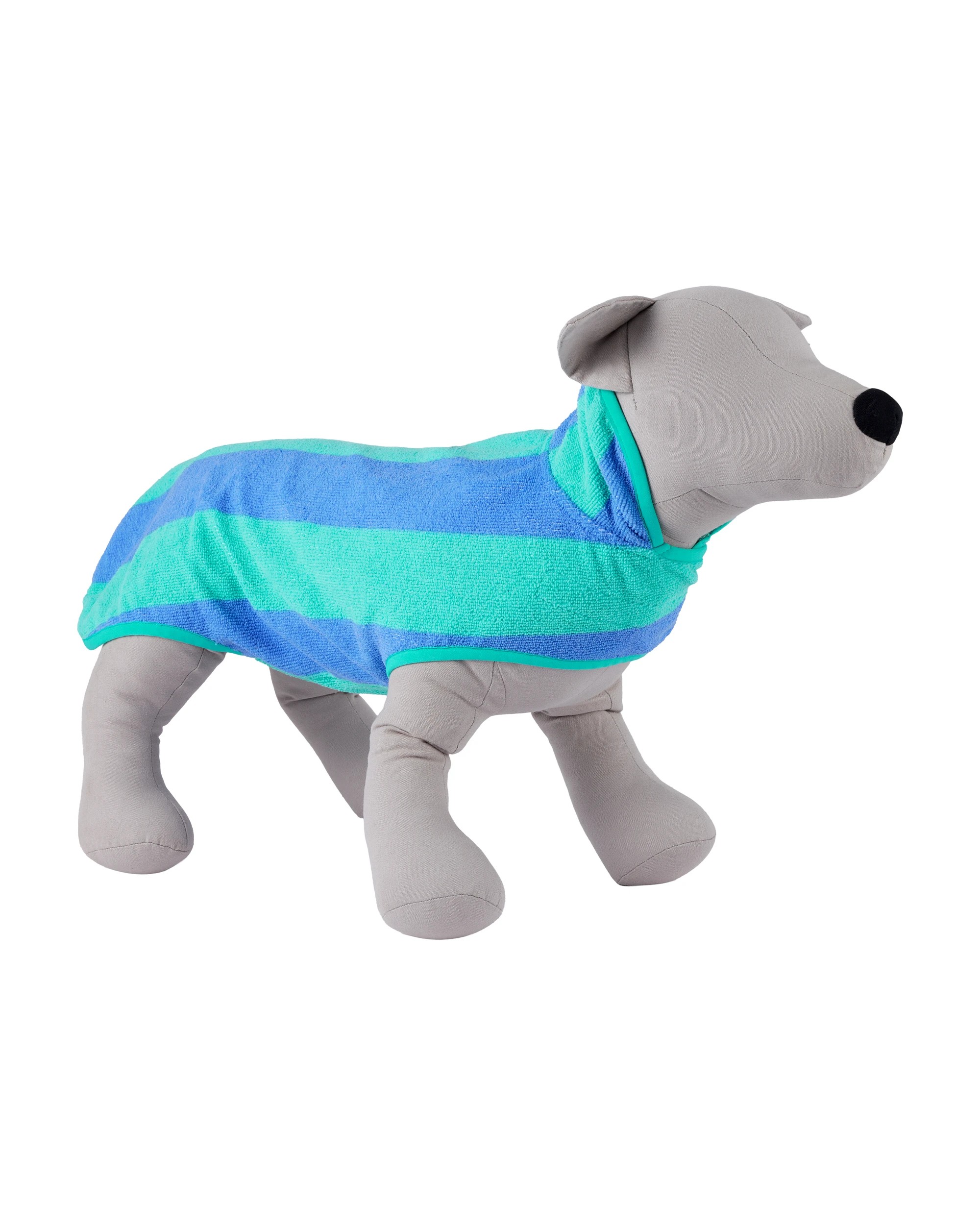 1 Pet Thick Stripe Towel - Medium, Blue, 1 of 10