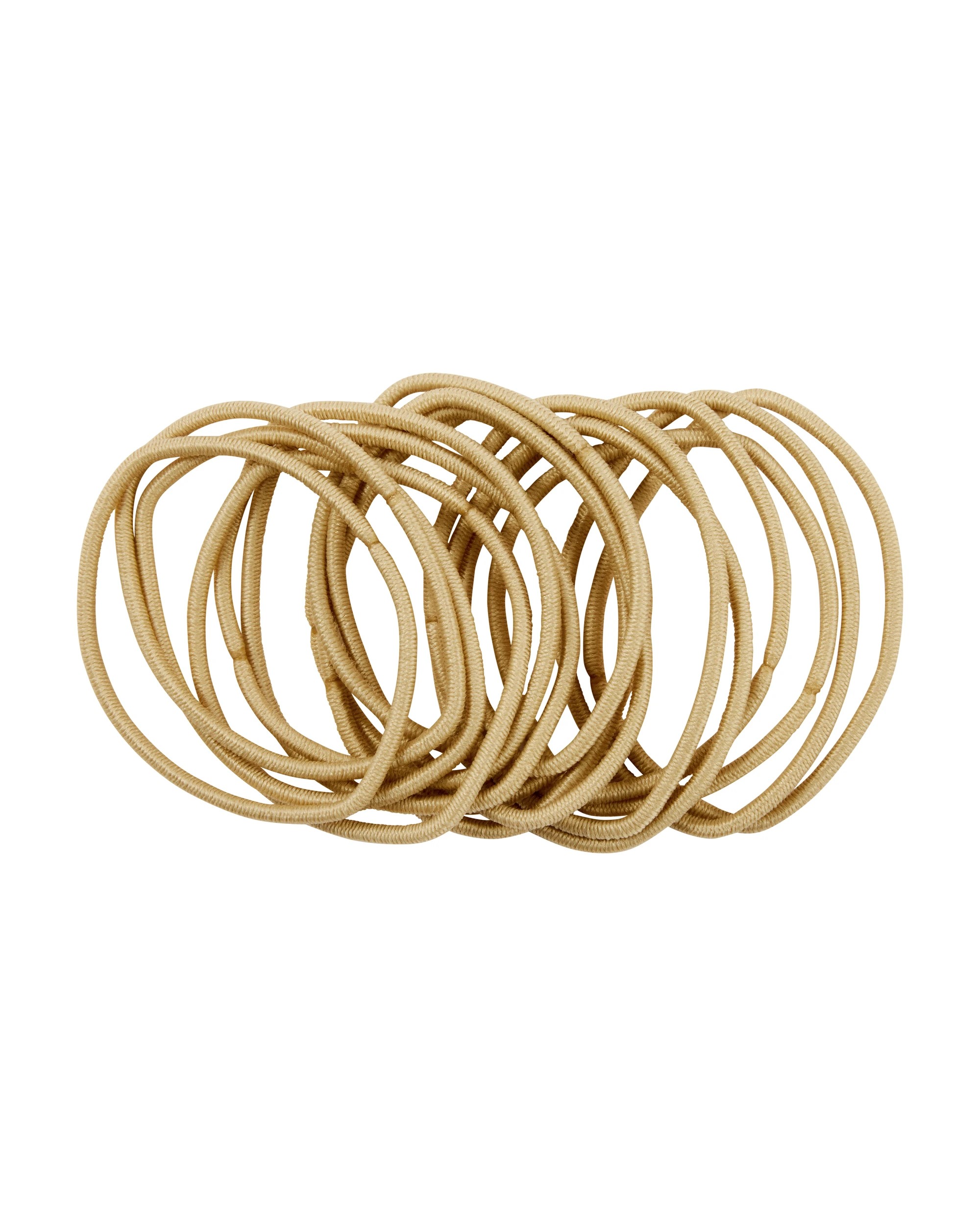 1 OXX Haircare 16 Piece Hair Elastics - Blonde, 1 of 3