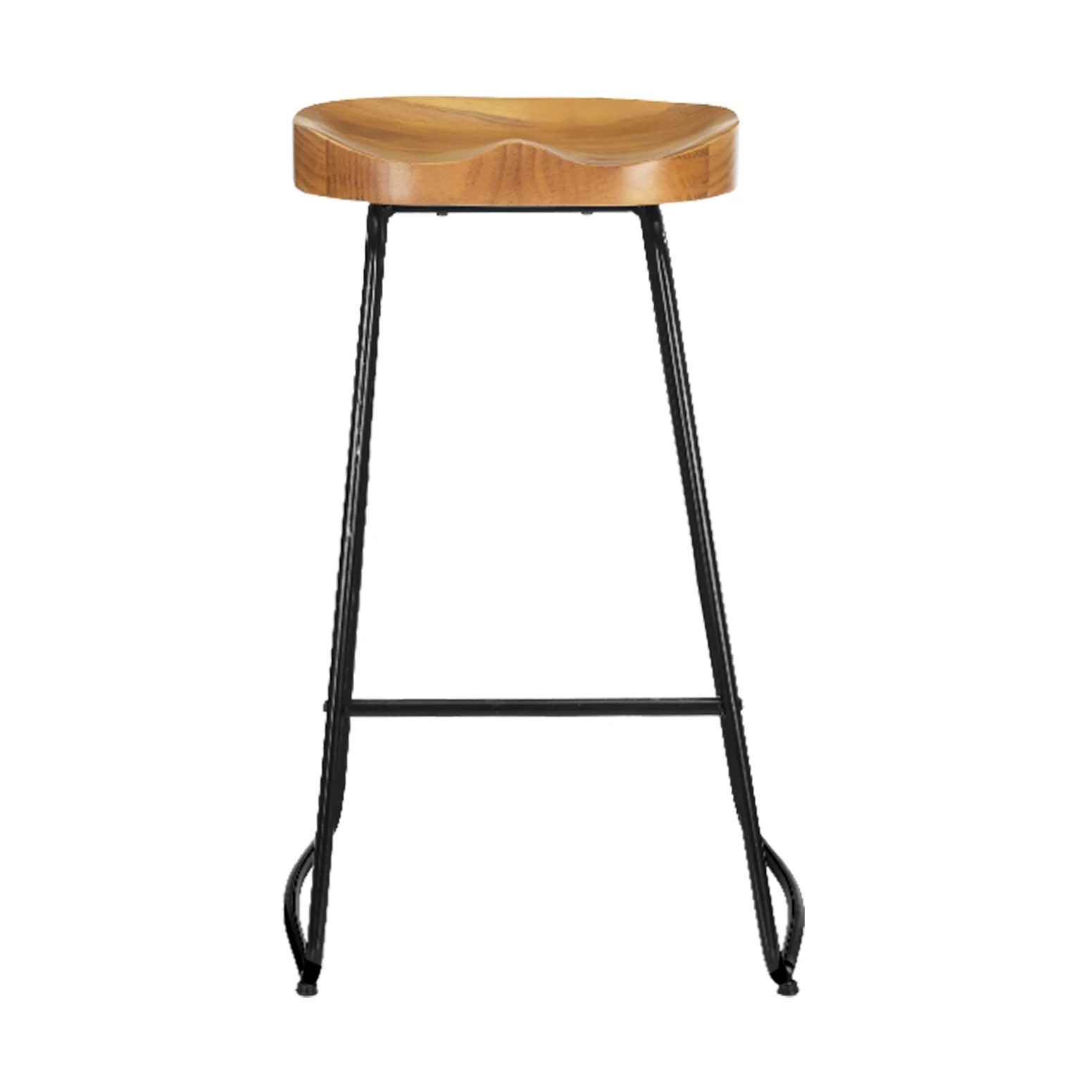 4 Artiss 4x Bar Stools Tractor Seat 75cm
 - Brown, 4 of 7
