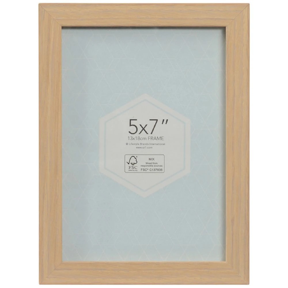 1 Promenade 5x7" Frame Oak, 1 of 5