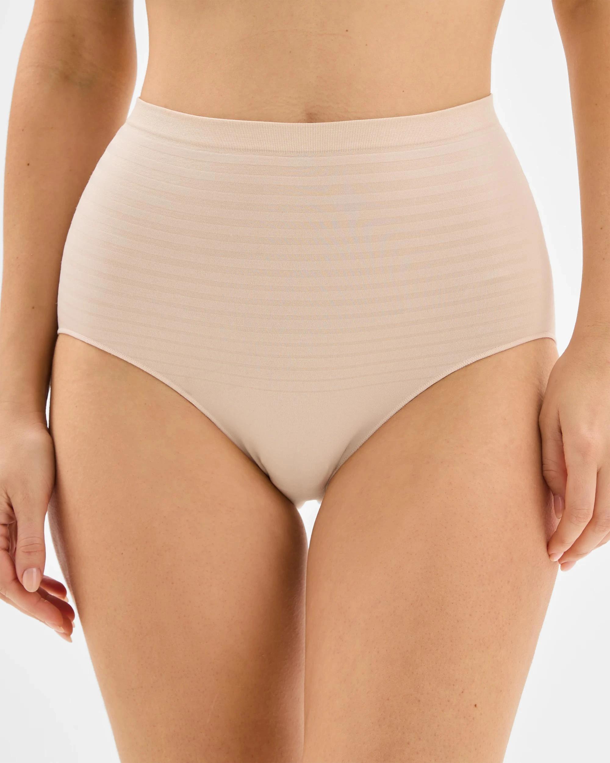 2 Target Womens Seamfree Matte and Shine Full Briefs 2 Pack CRYSTAL MAUVE, 2 of 4