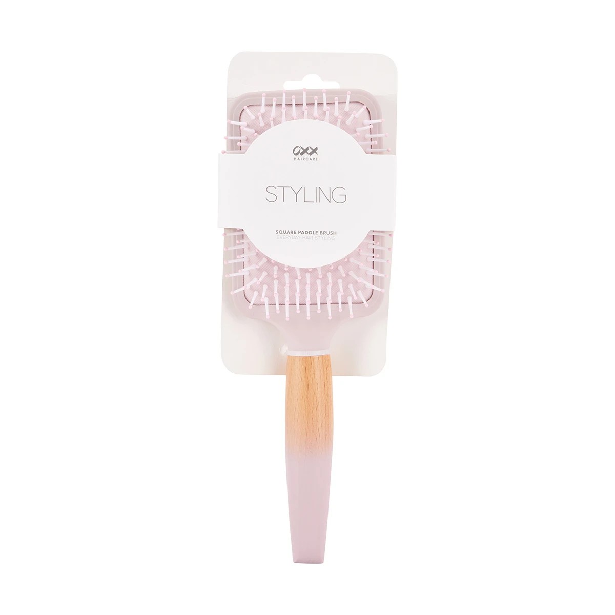 6 OXX Haircare Styling Square Paddle Brush - Pink Ombre, 6 of 6