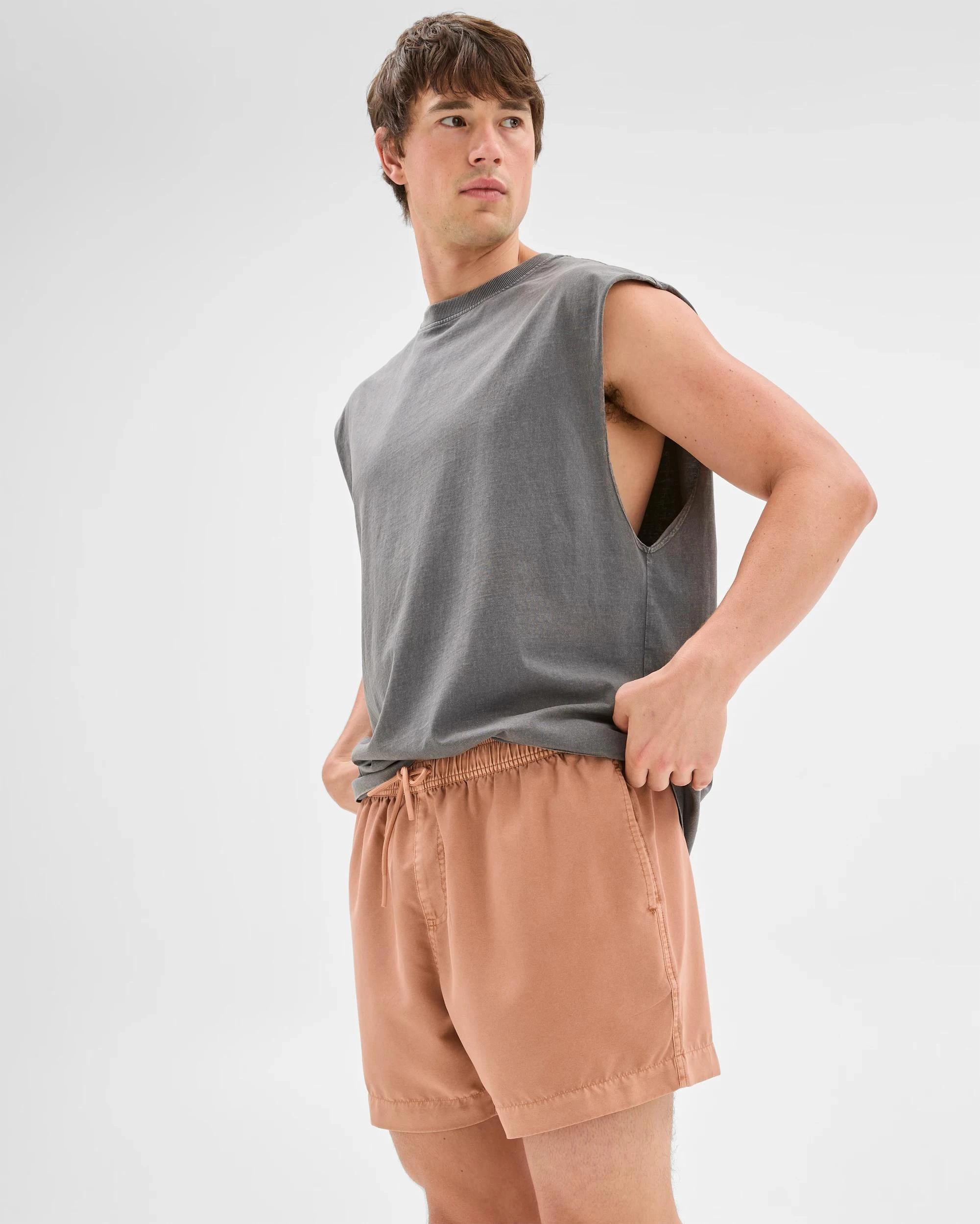 4 Washed Swim Shorts - Commons WASHED CORAL, 4 of 5