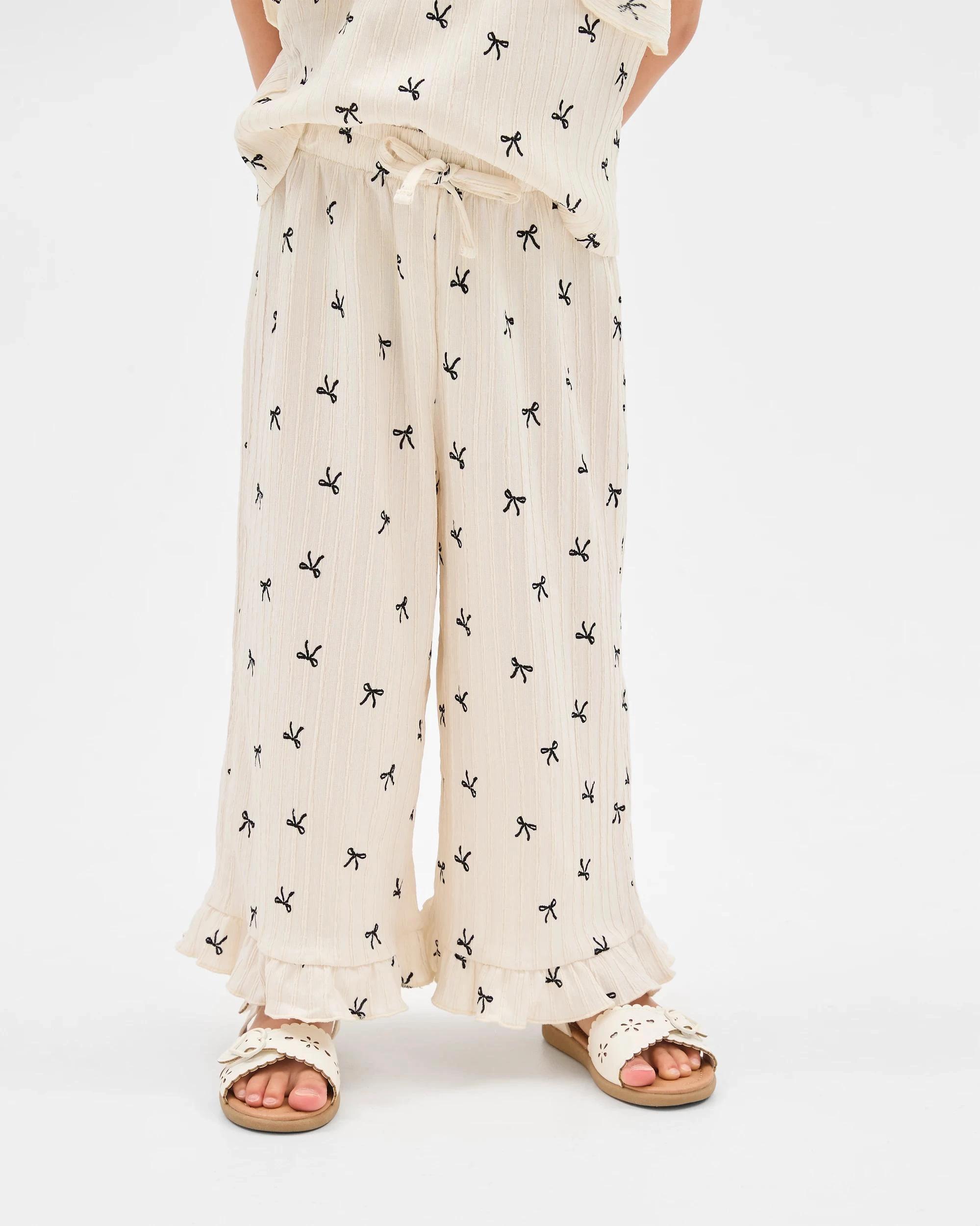 5 Target Fashion Textured Pant WHITE BLACK AOP, 5 of 5