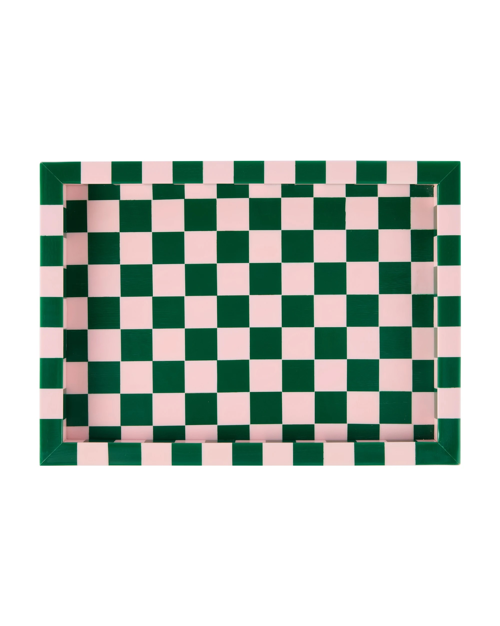 3 Green and Pink Decor Tray, 3 of 6