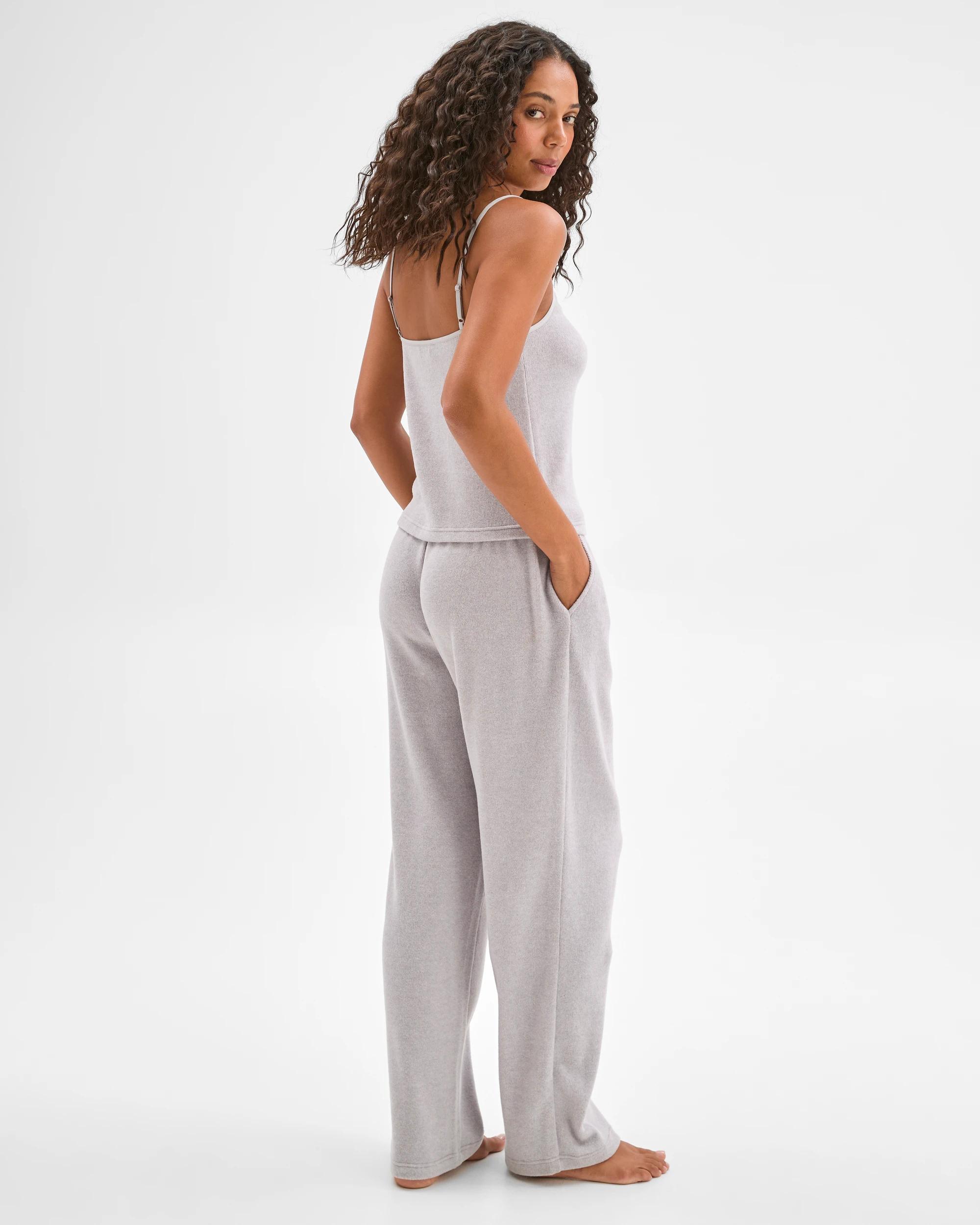 6 Target Woman Cosy Cami and Pants Pyjama Set GREY, 6 of 6