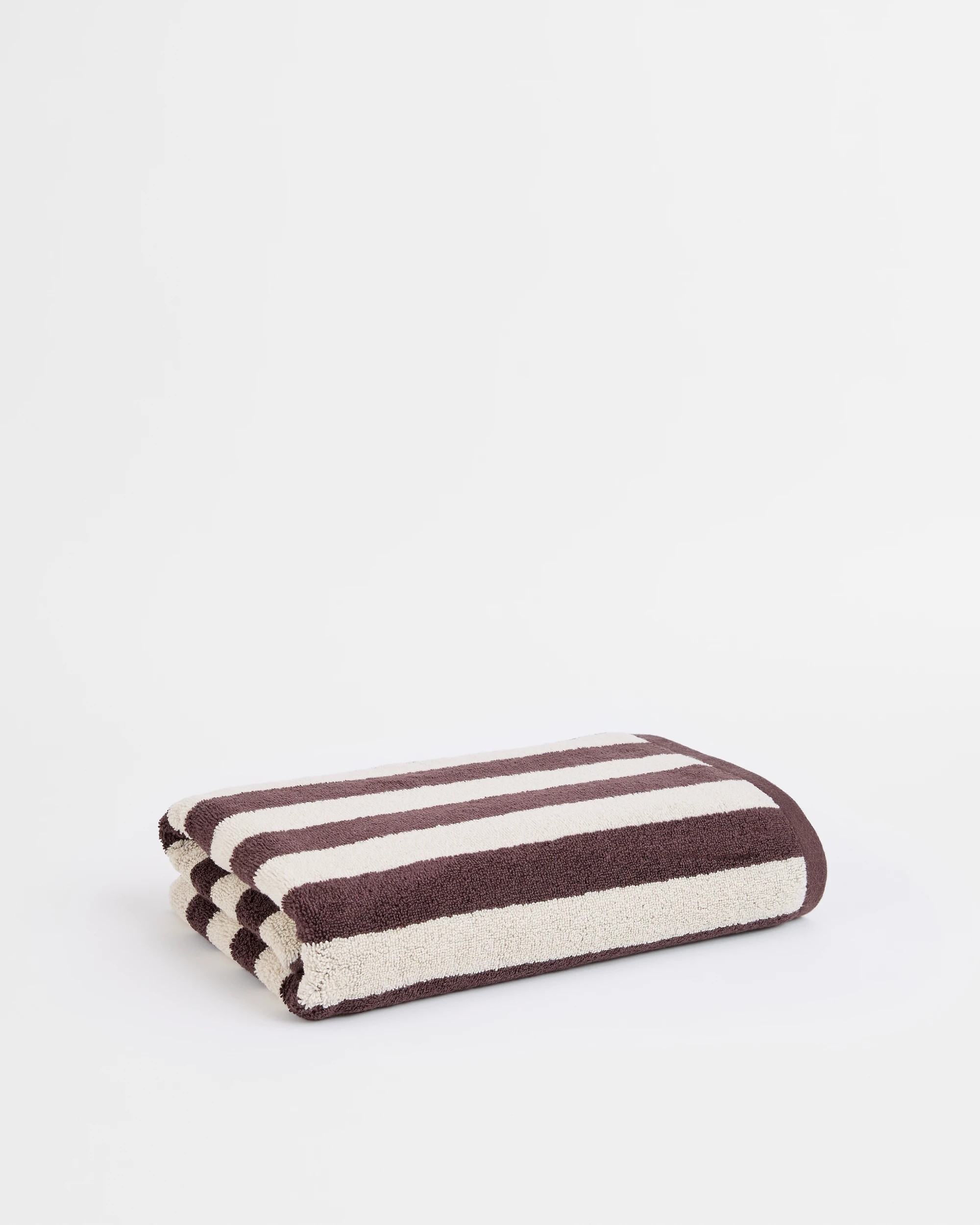 1 Target Rayne Australian Cotton Stripe Bath Towel - Brown, 1 of 3
