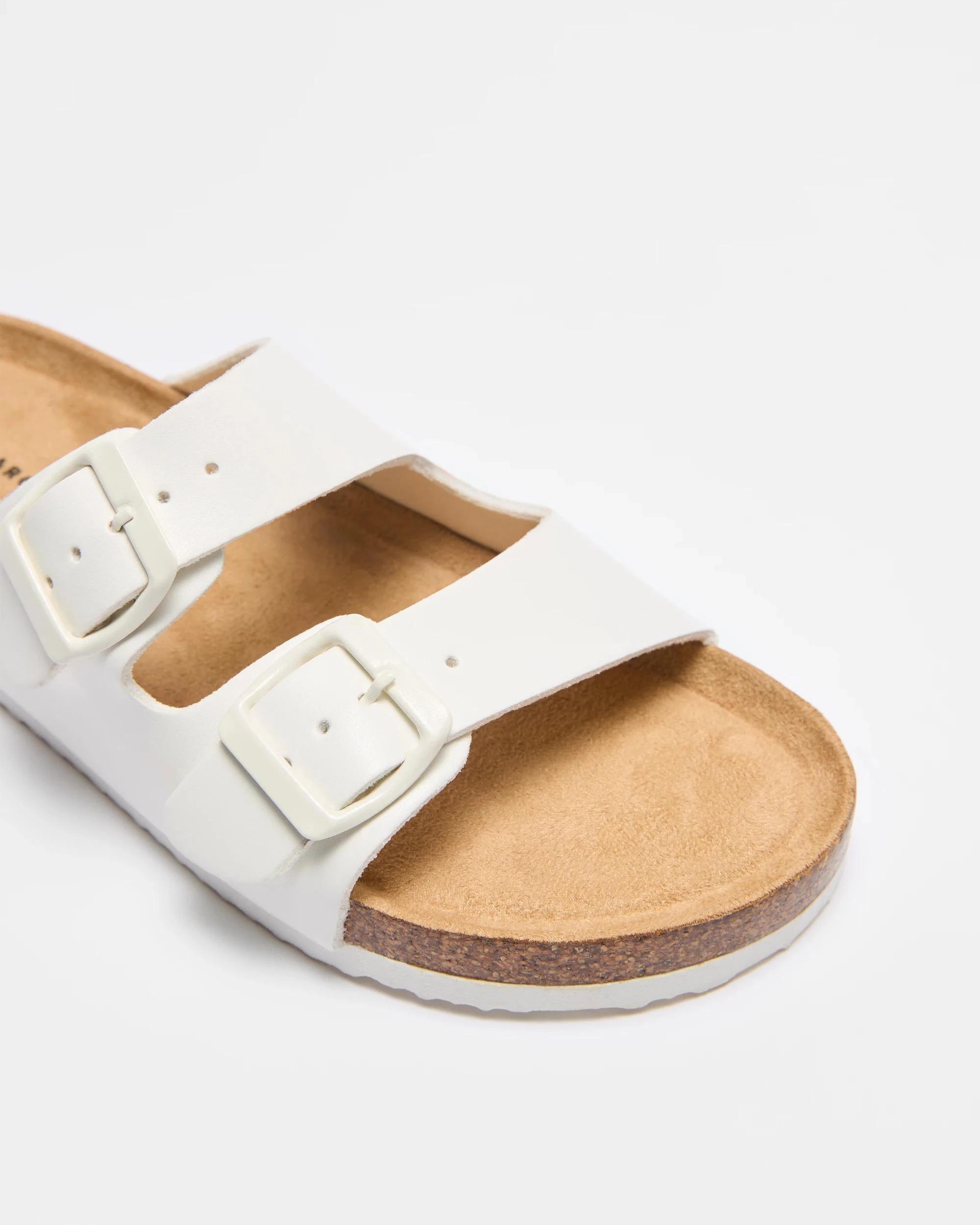 2 Target Woman Womens Moulded Cork Sandal - Maree WHITE, 2 of 3