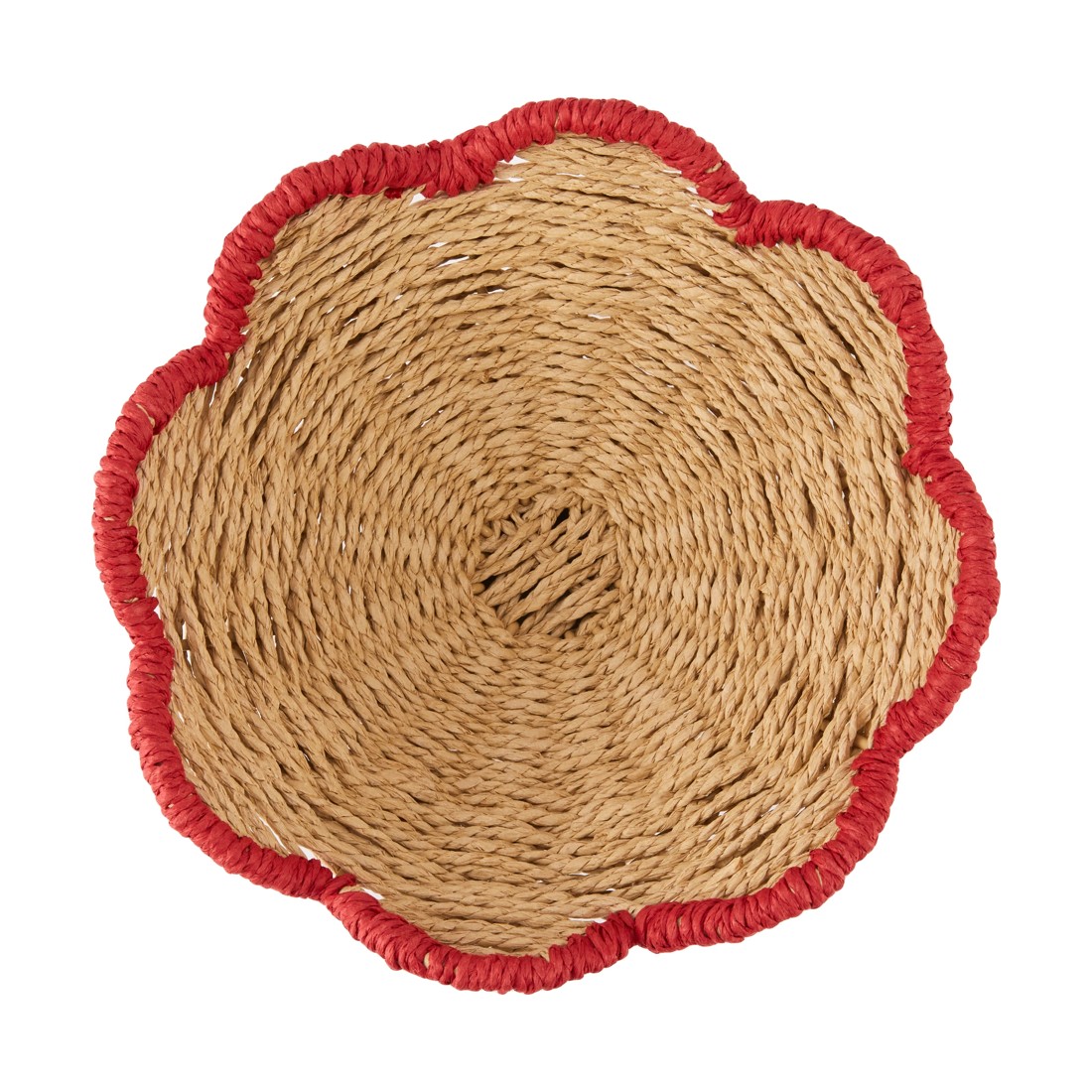 4 Red Edge Woven Bowl, 4 of 6
