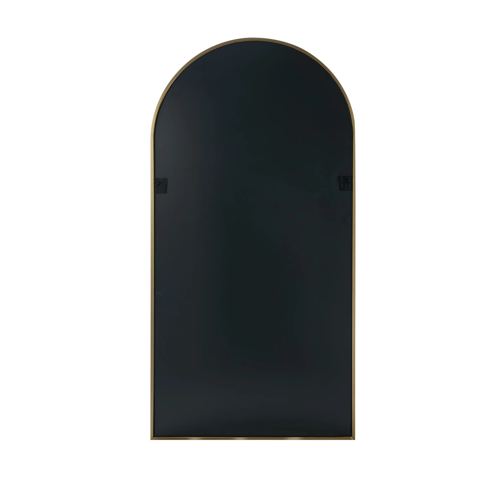 9 Oikiture Arched Full Length Mirror Floor Mirrors 200x100cm - Gold, 9 of 9
