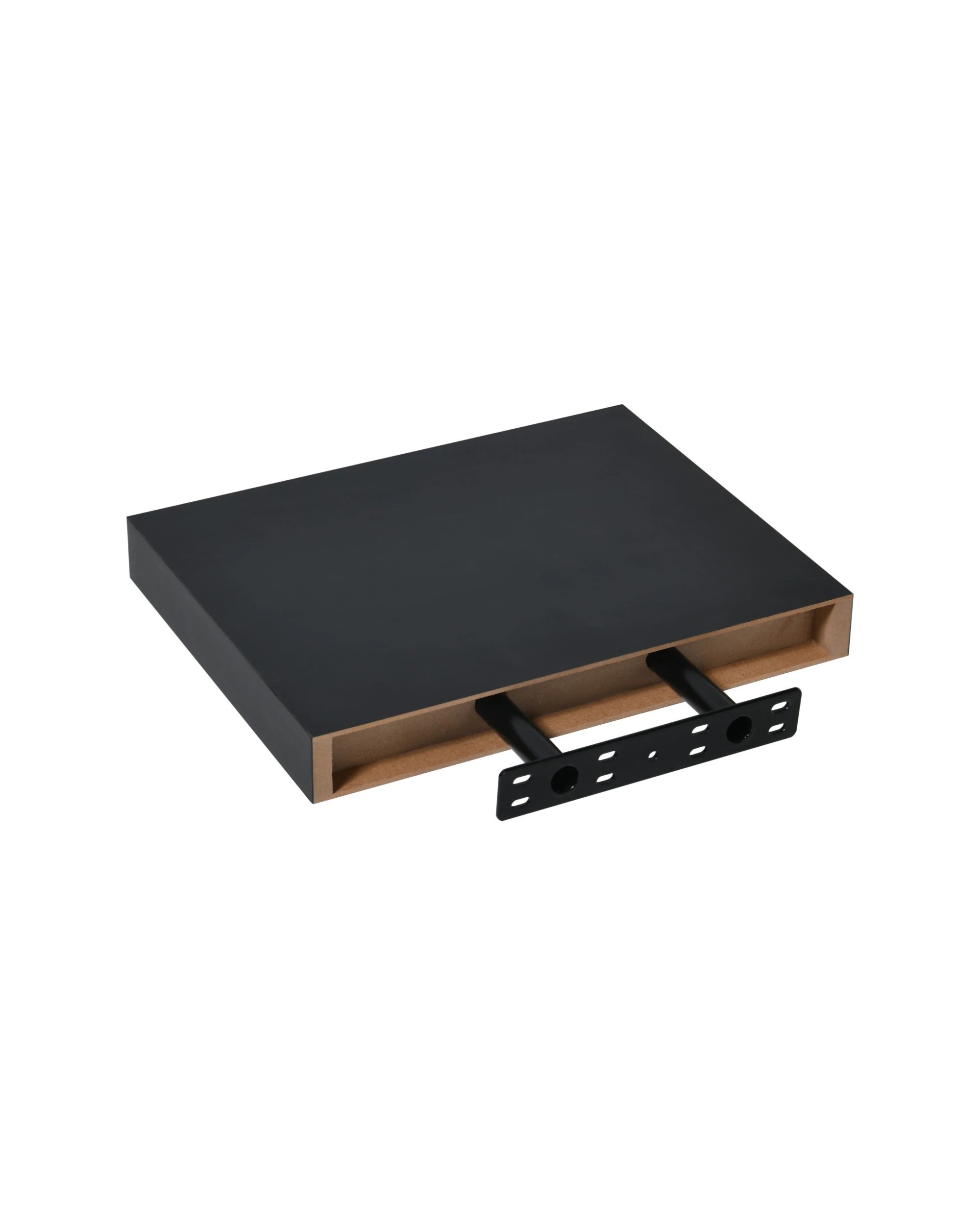 5 Takara Seiso Floating Wall Shelves Display Rack (Set of 3) Small 30cm - Black, 5 of 8