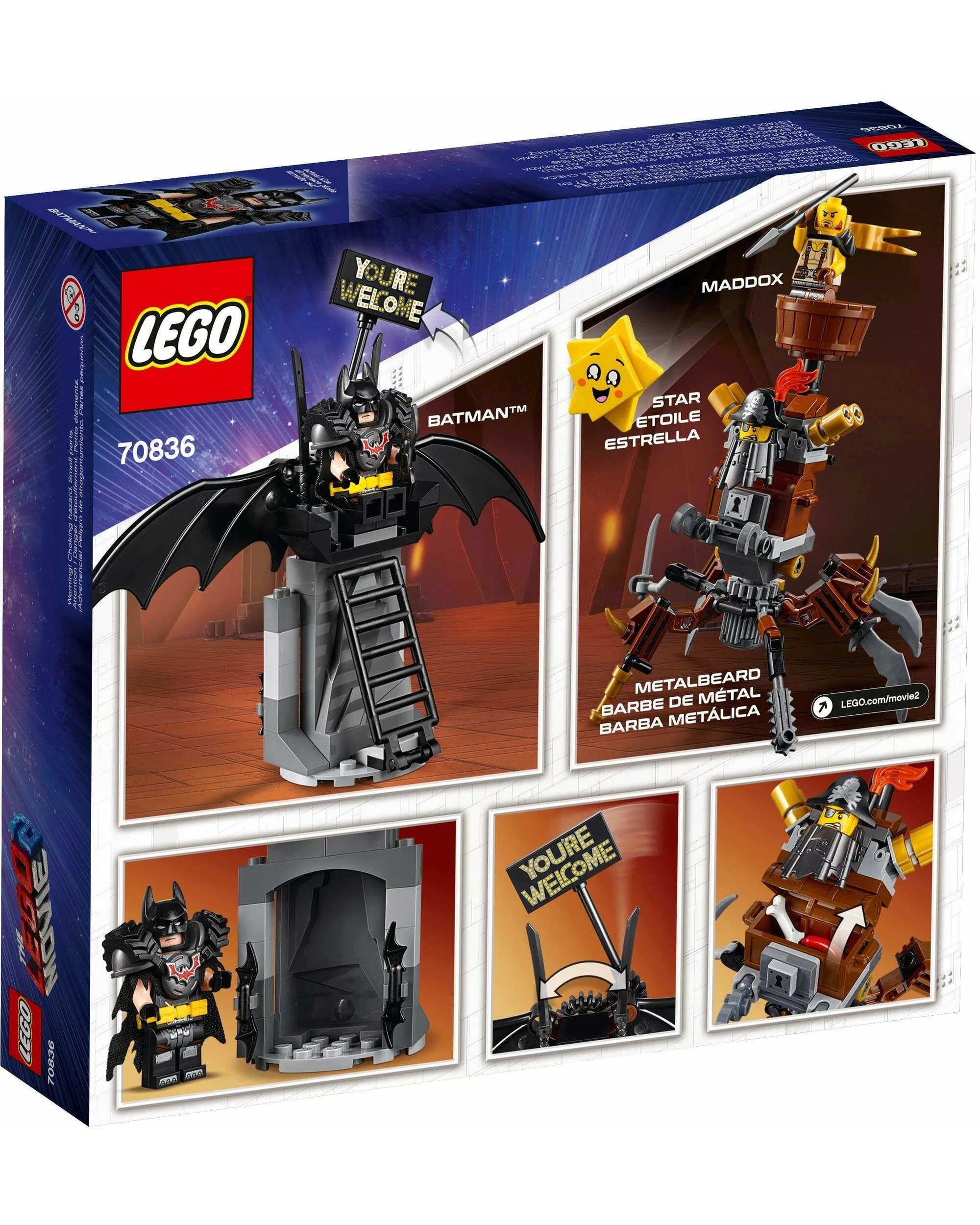 2 LEGO 70836 The LEGO Movie Battle-Ready Batman and Metalbeard, 2 of 2