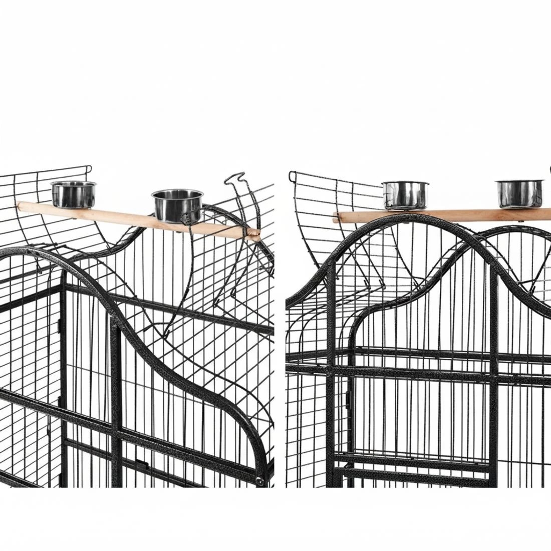 5 i.Pet Bird Cage 168cm Large Aviary - Black, 5 of 6