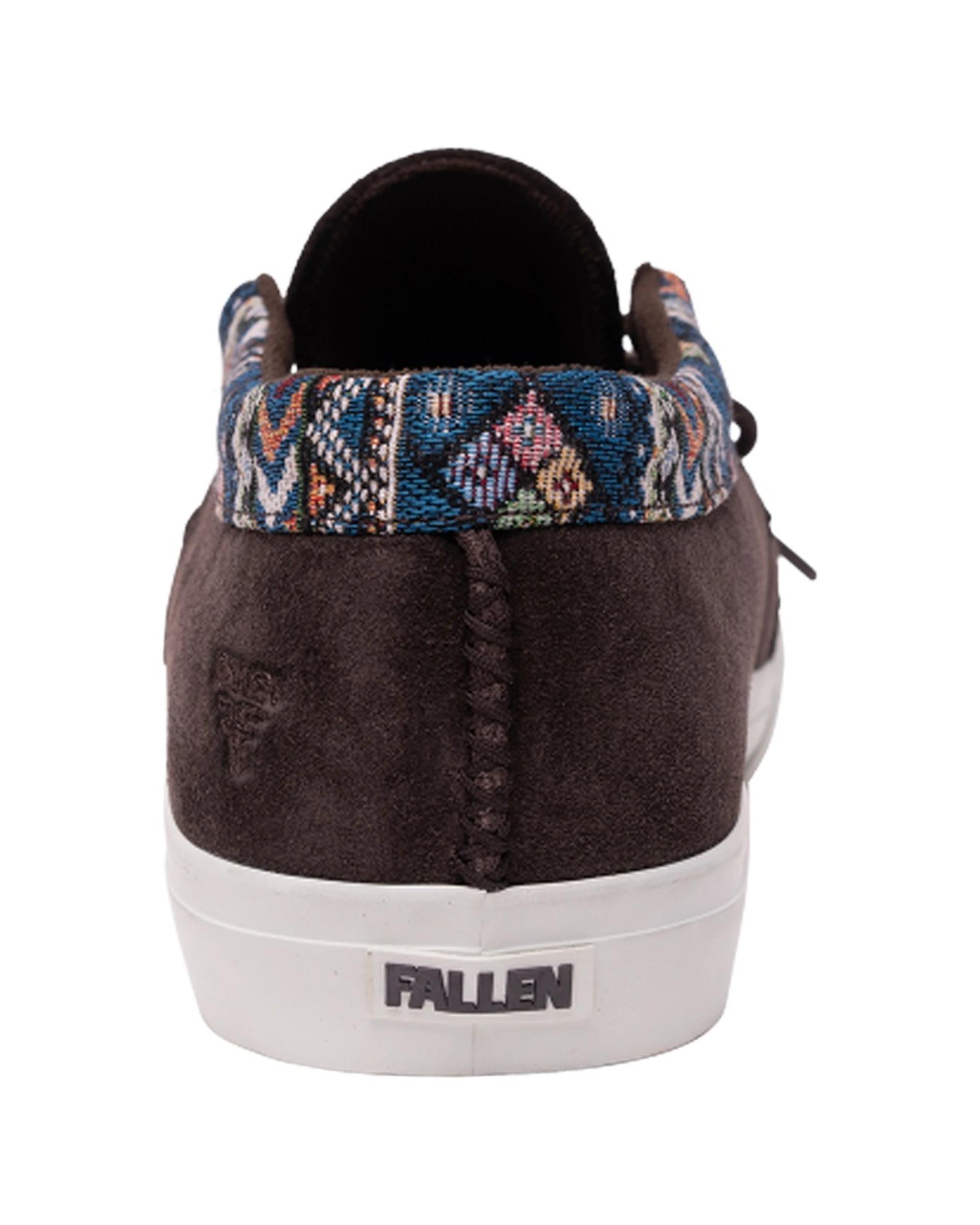 5 Fallen Footwear Apache Tommy Sandoval Men's Shoes Signature Skate Style NATIVE/BROWN/WHITE, 5 of 6