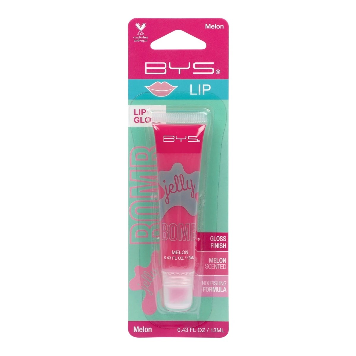 1 BYS Jelly Bomb Lip Gloss - Melon, 1 of 2