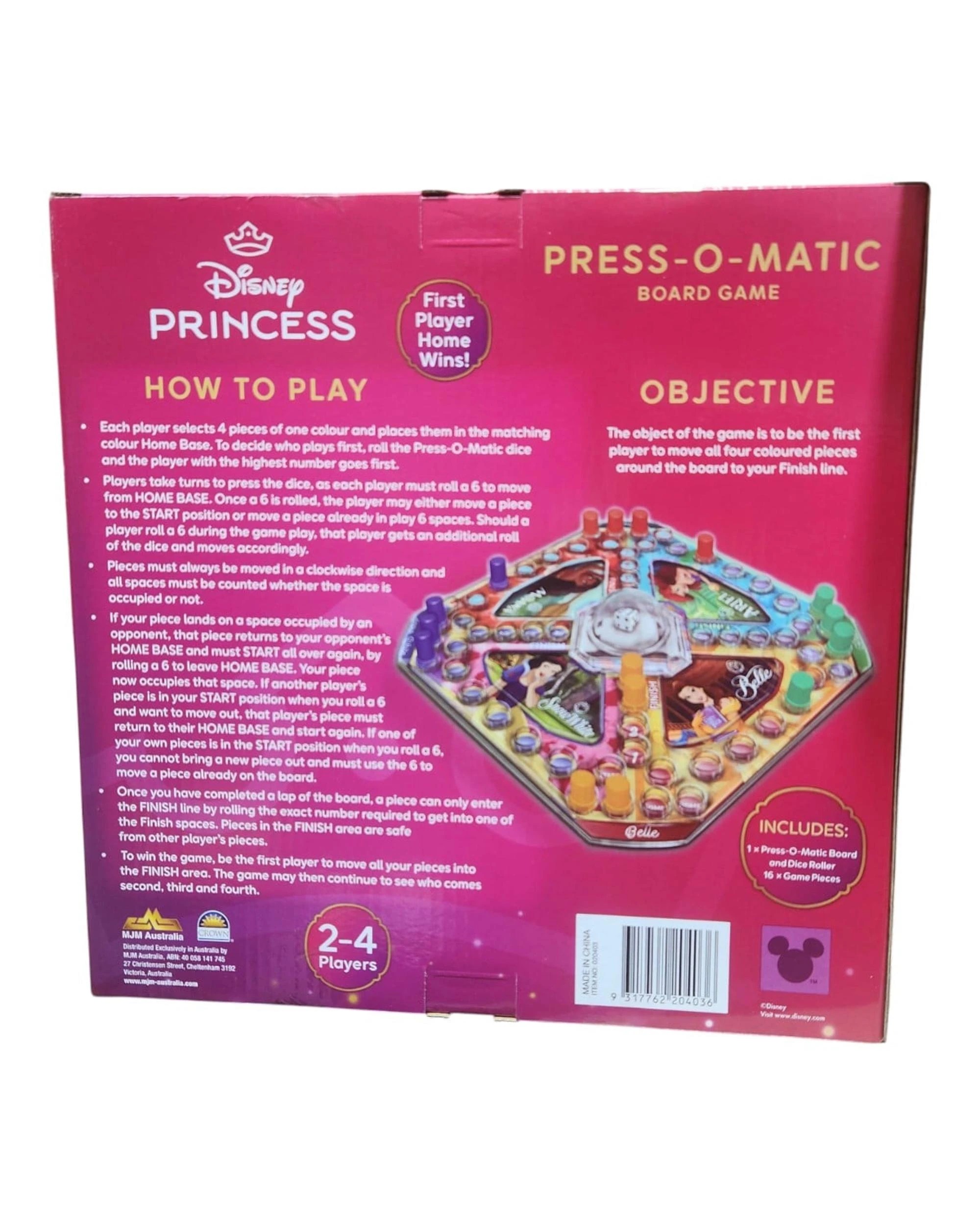 2 Disney Princess Press-O-Matic Board Game, 2 of 3