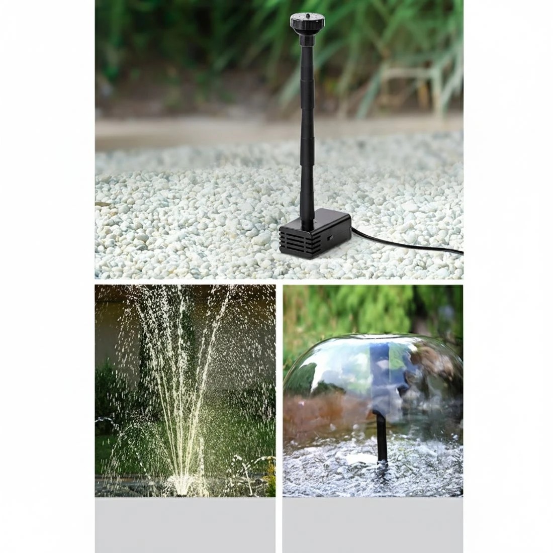 5 Gardeon Solar Pond Pump 4.6FT - Black, 5 of 7