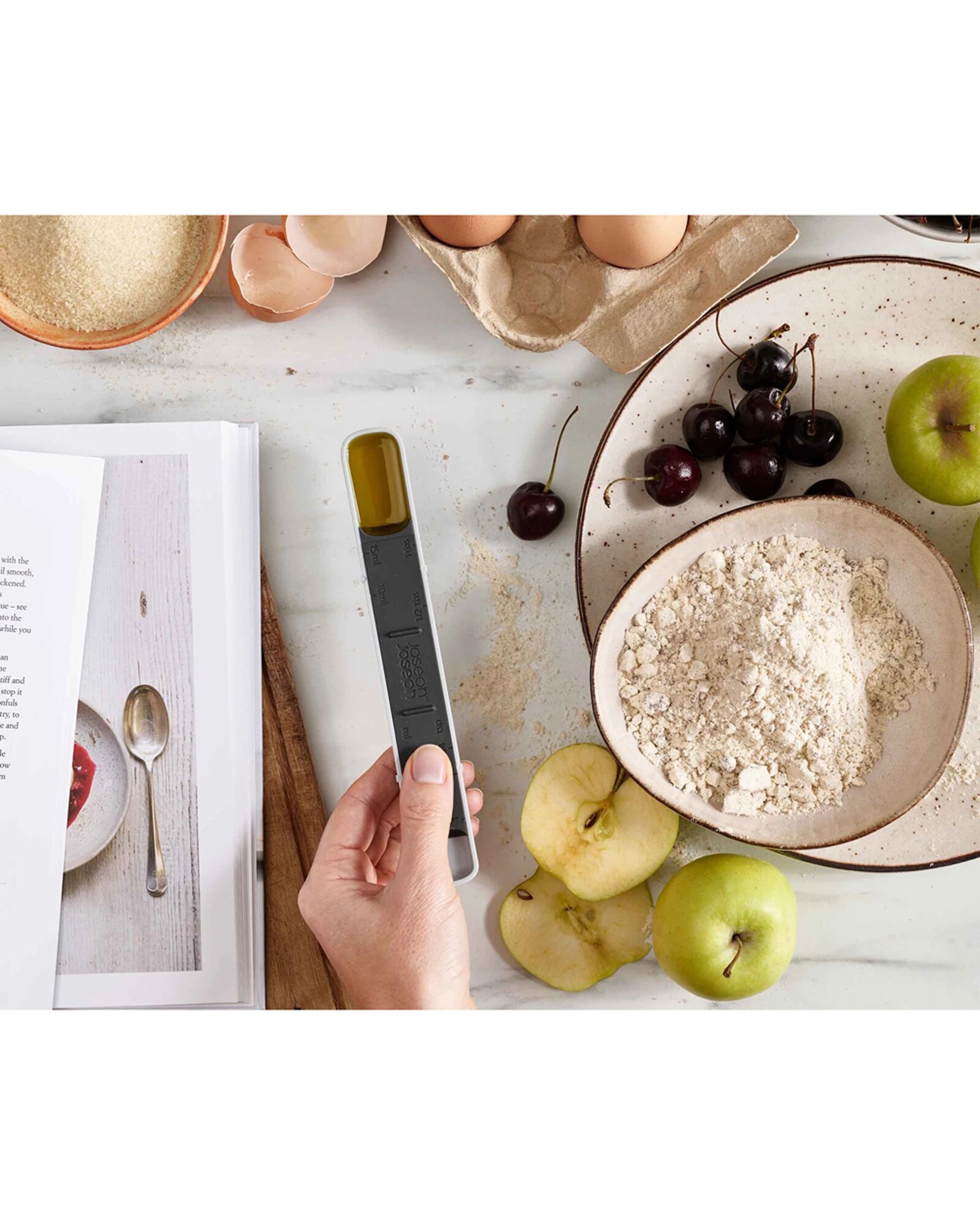 3 Joseph Joseph 2PK Measure-Up Adjustable Measuring Spoon 19.5cm - Multi, 3 of 5