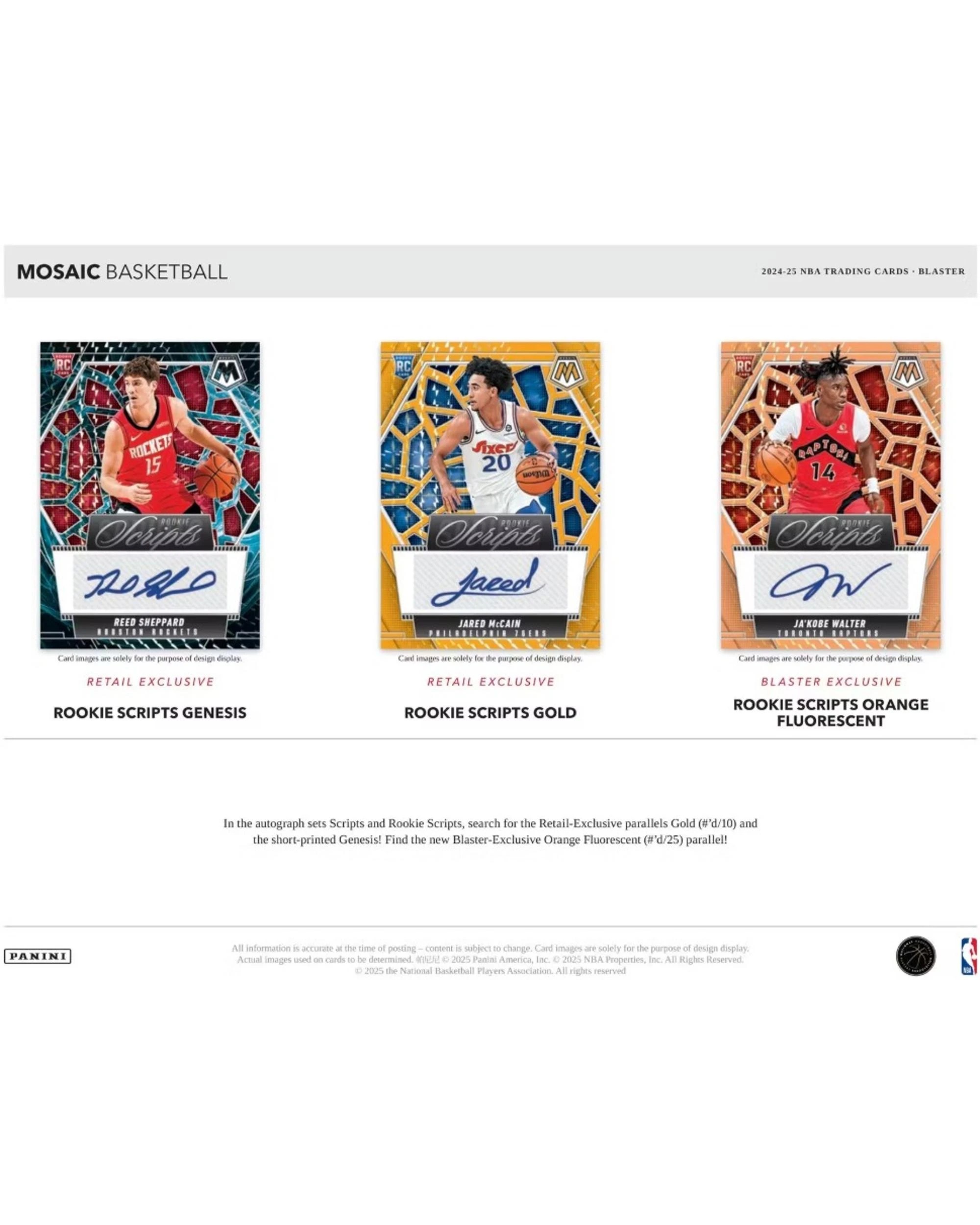 5 Panini 2024/2025 NBA Mosaic Basketball Blaster Box, 5 of 6