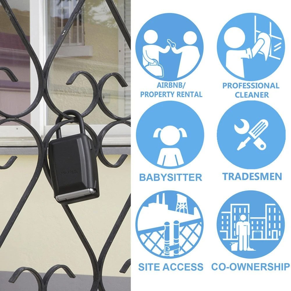 4 Master Lock Portable Combination Lock Key Safe, 4 of 10