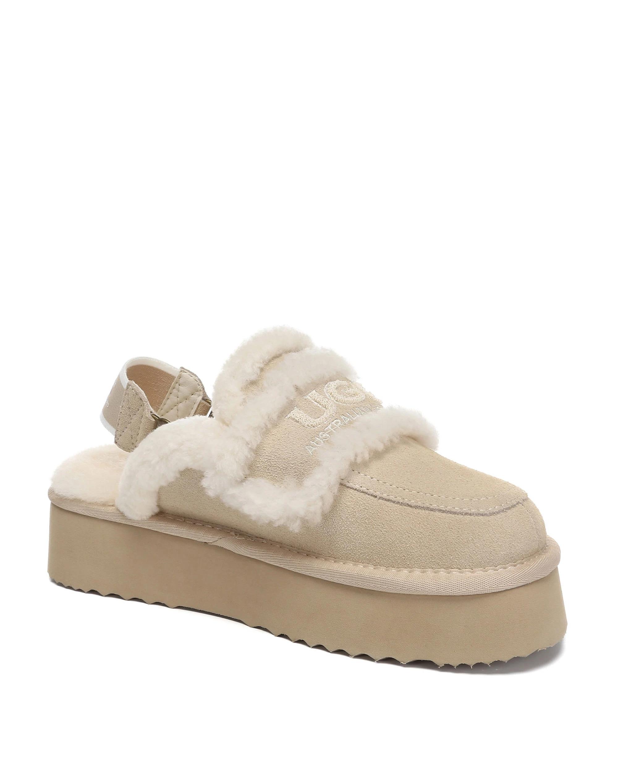 2 Australian Shepherd UGG Womens Rilee Platform SAND, 2 of 5