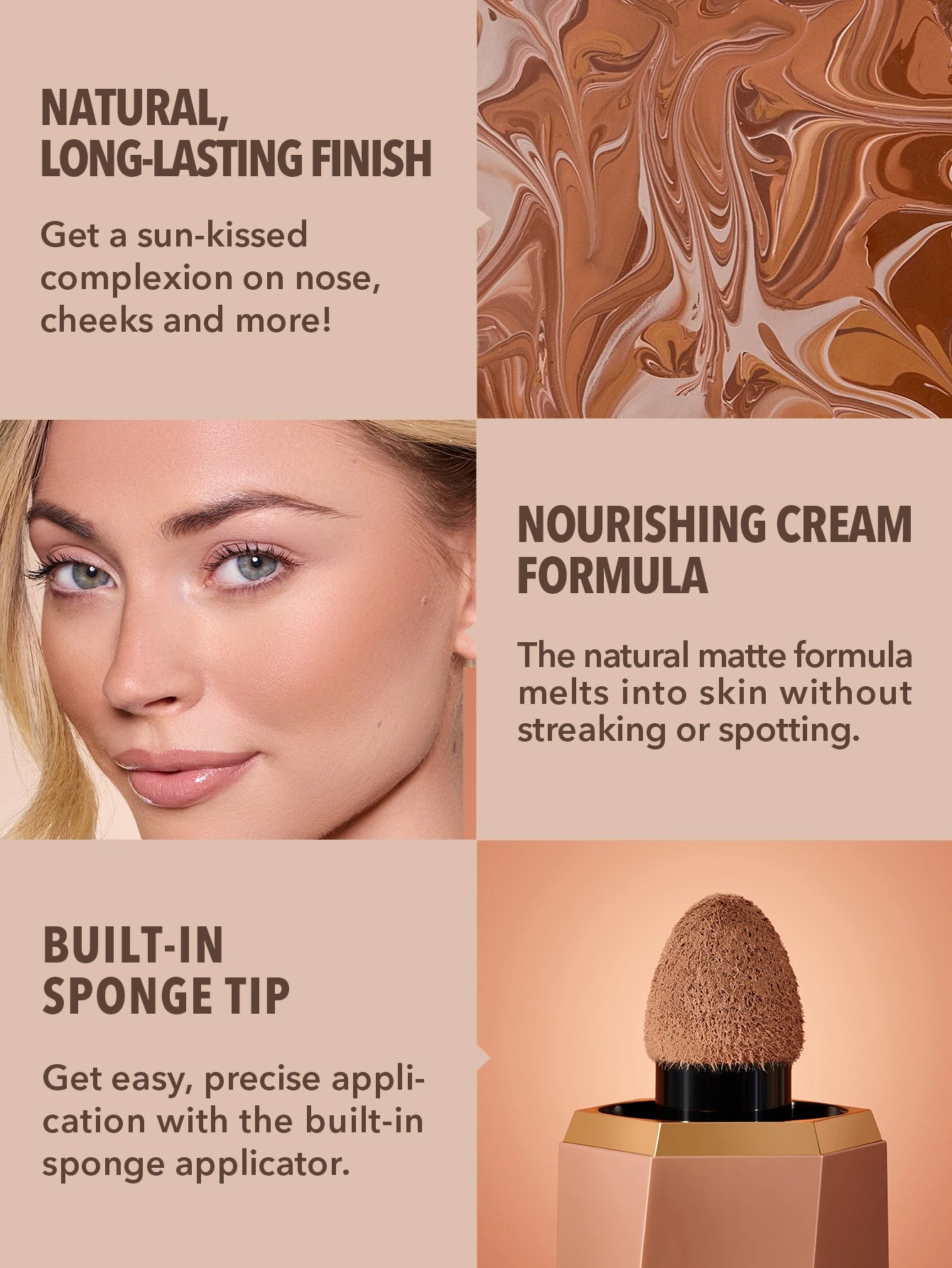 4 SHEGLAM Sun Beam Matte Liquid Bronzer - Golden Sun, 4 of 6