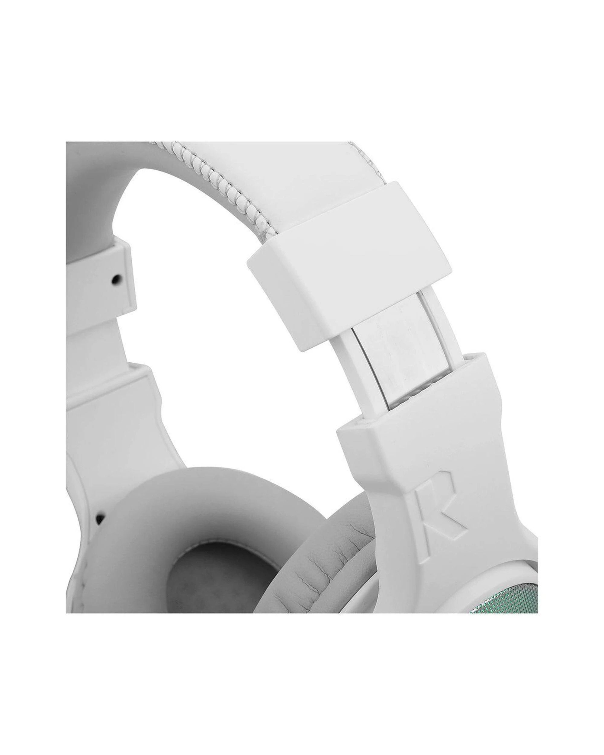 7 Redragon H350WRGB Pandora OverEar Virtual 7.1 RGB Gaming Headset - White, 7 of 7