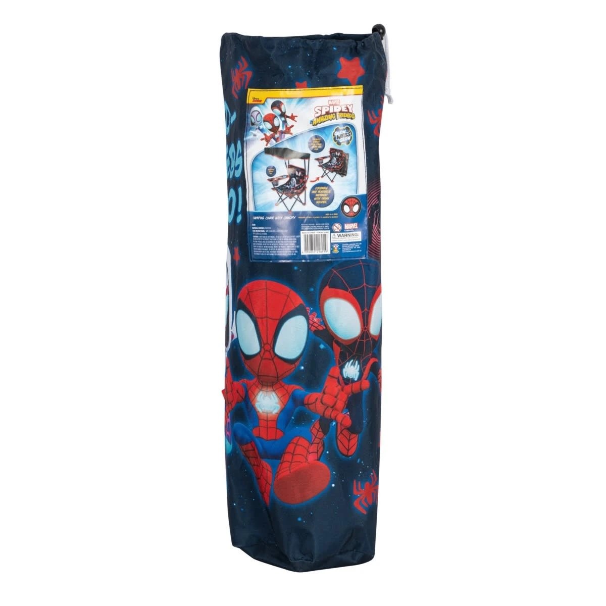 6 Disney Junior Marvel Spidey and His Amazing Friends Camping Chair with Canopy, 6 of 6