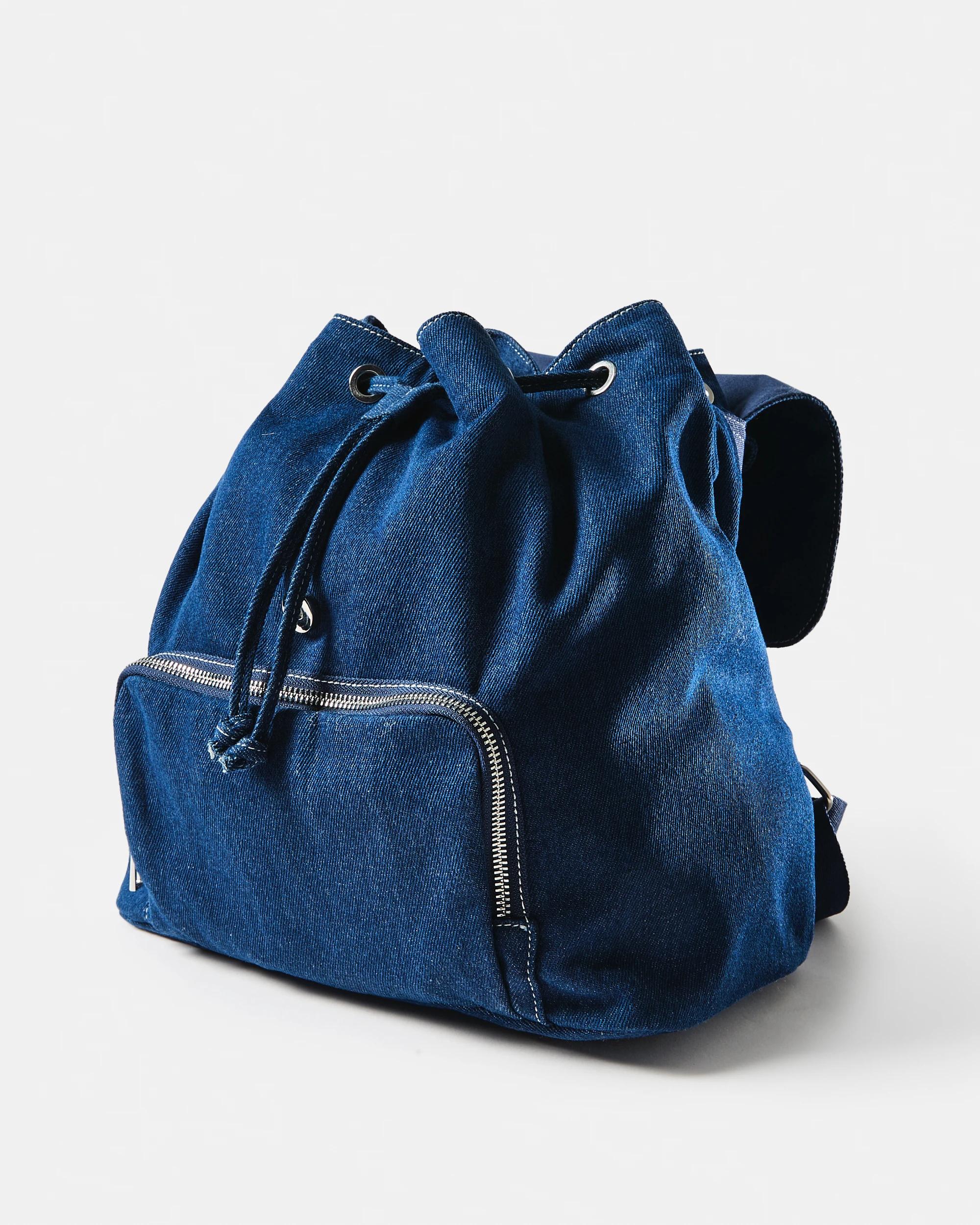 2 Casual Pocket Backpack Mid Denim, 2 of 5