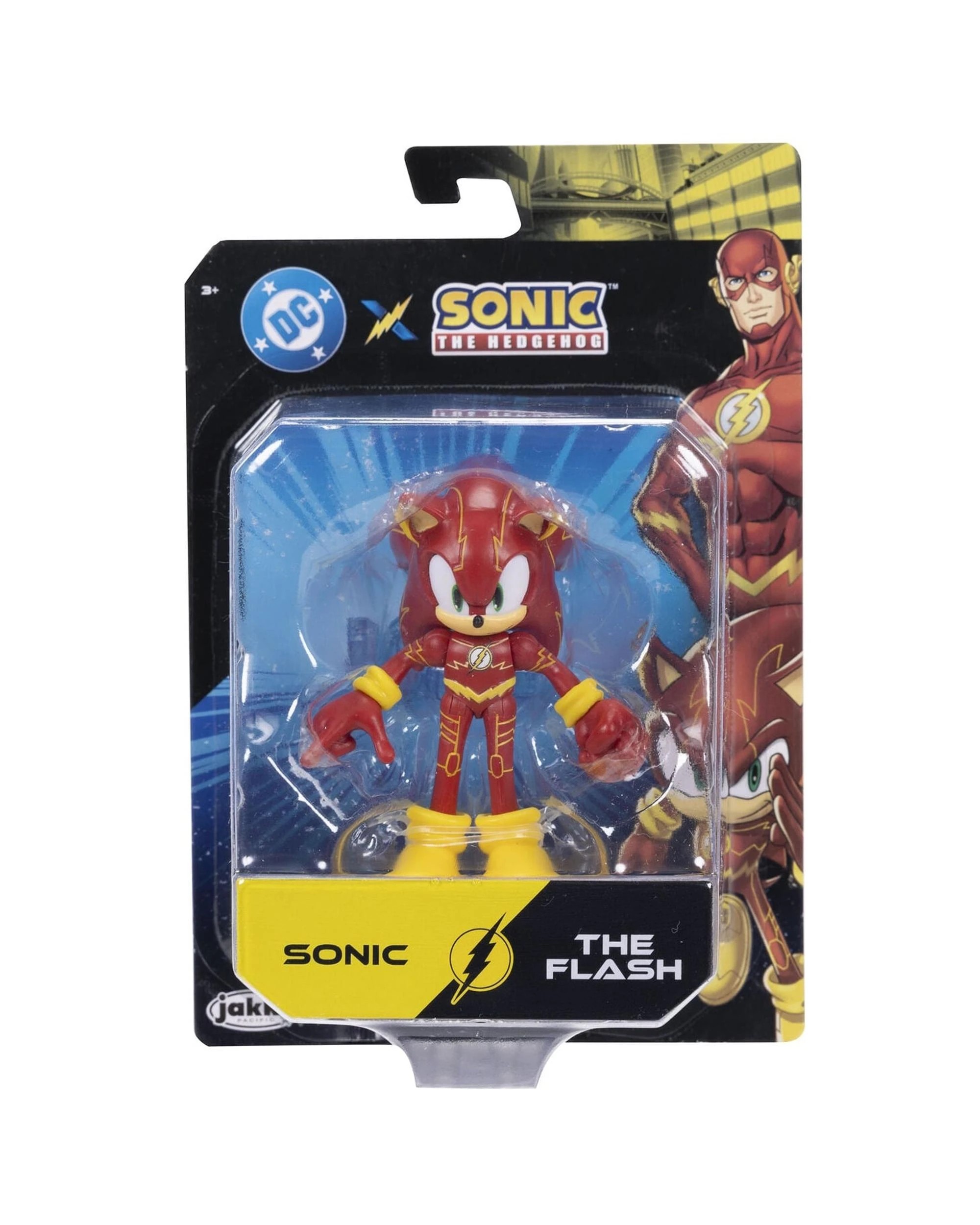 1 Sonic the Hedgehog X DC Sonic as The Flash 2.5 inch Action Figure, 1 of 1