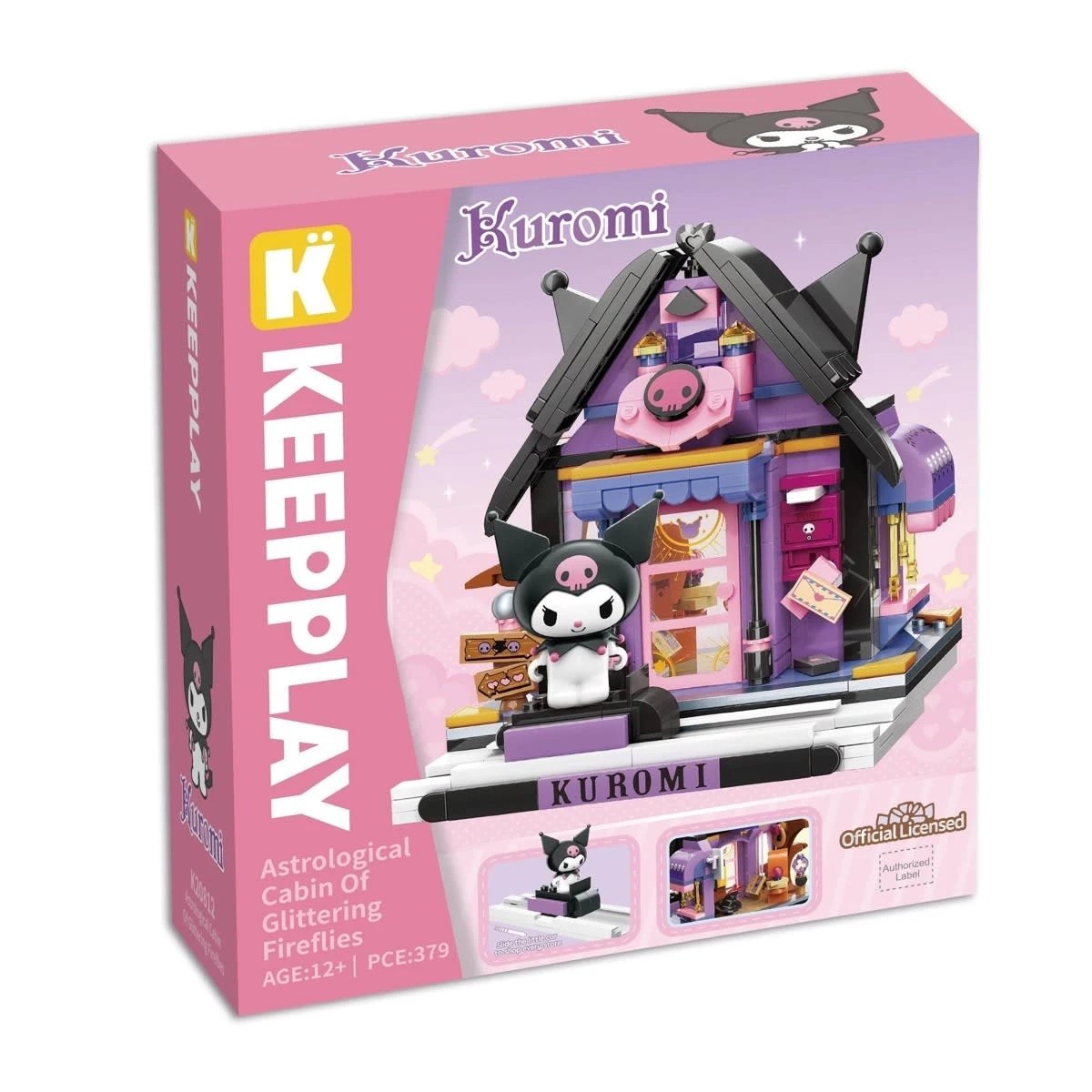 1 379 Piece Keepplay Hello Kitty Kuromi Astrological Cabin of Glittering Fireflies Playset, 1 of 3