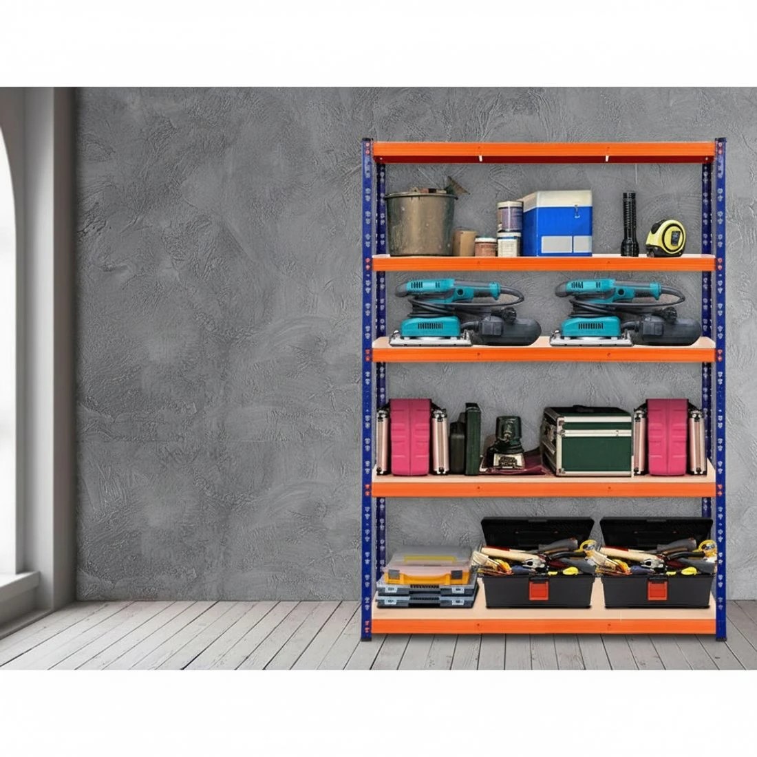 2 Giantz 2.4Mx1.8M Garage Shelving Warehouse Rack Pallet Racking Storage - Multi, 2 of 4